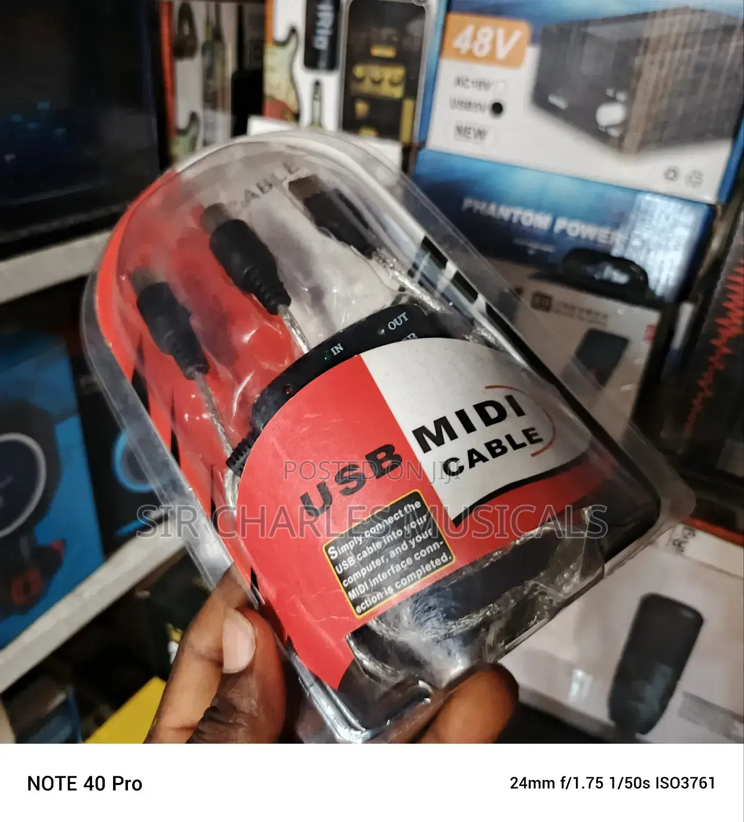USB Midi Cable