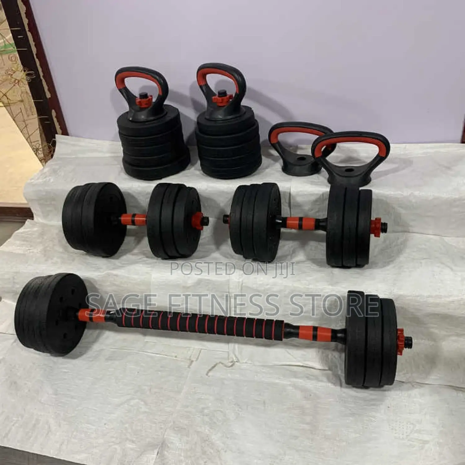 40kg (4 in 1 ) Dumbbell Sets