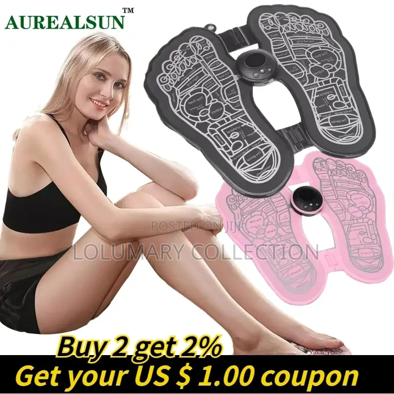 Ems Foot Massager Mat Electric Leg Relaxation Machine"