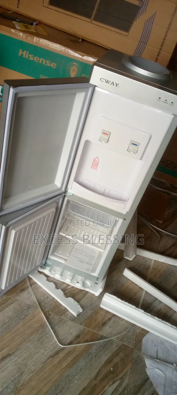 Cway Cool and Hot Water Despensers Double Mount Door