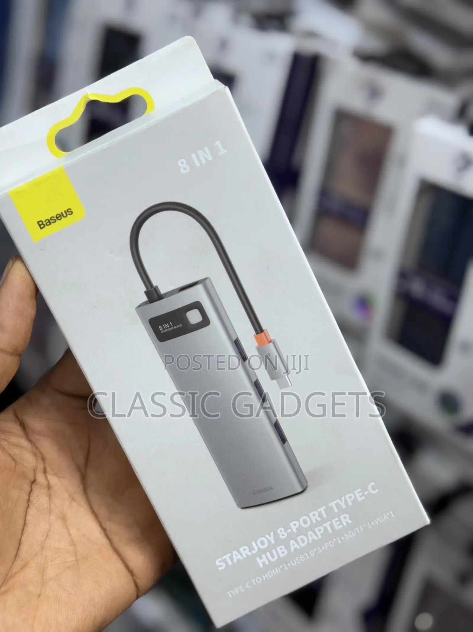 Baseus Star Joy 8 in 1 Ports USB-C Hub