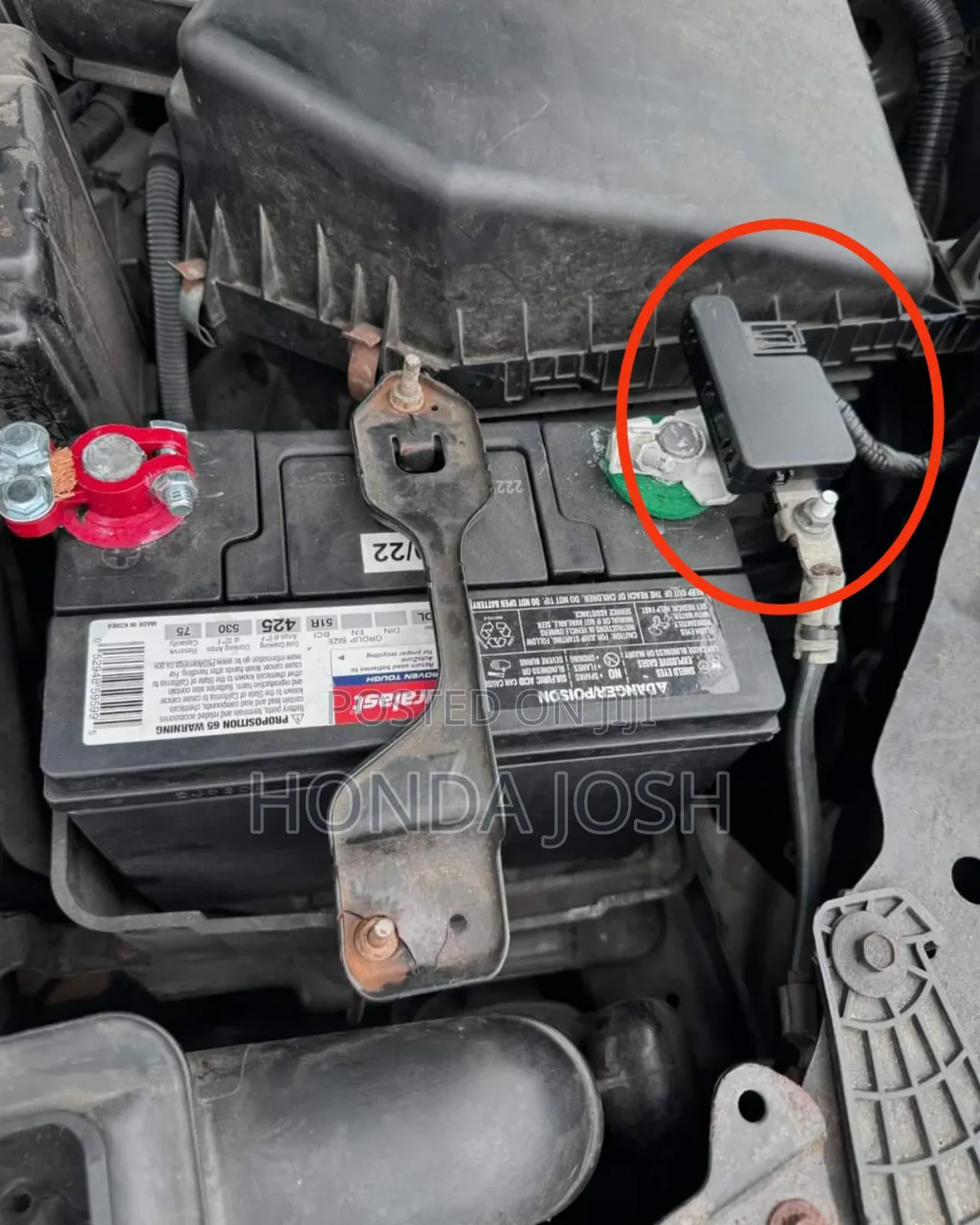Battery Circuit Sensor With Socket 2014/2017 Honda Accord