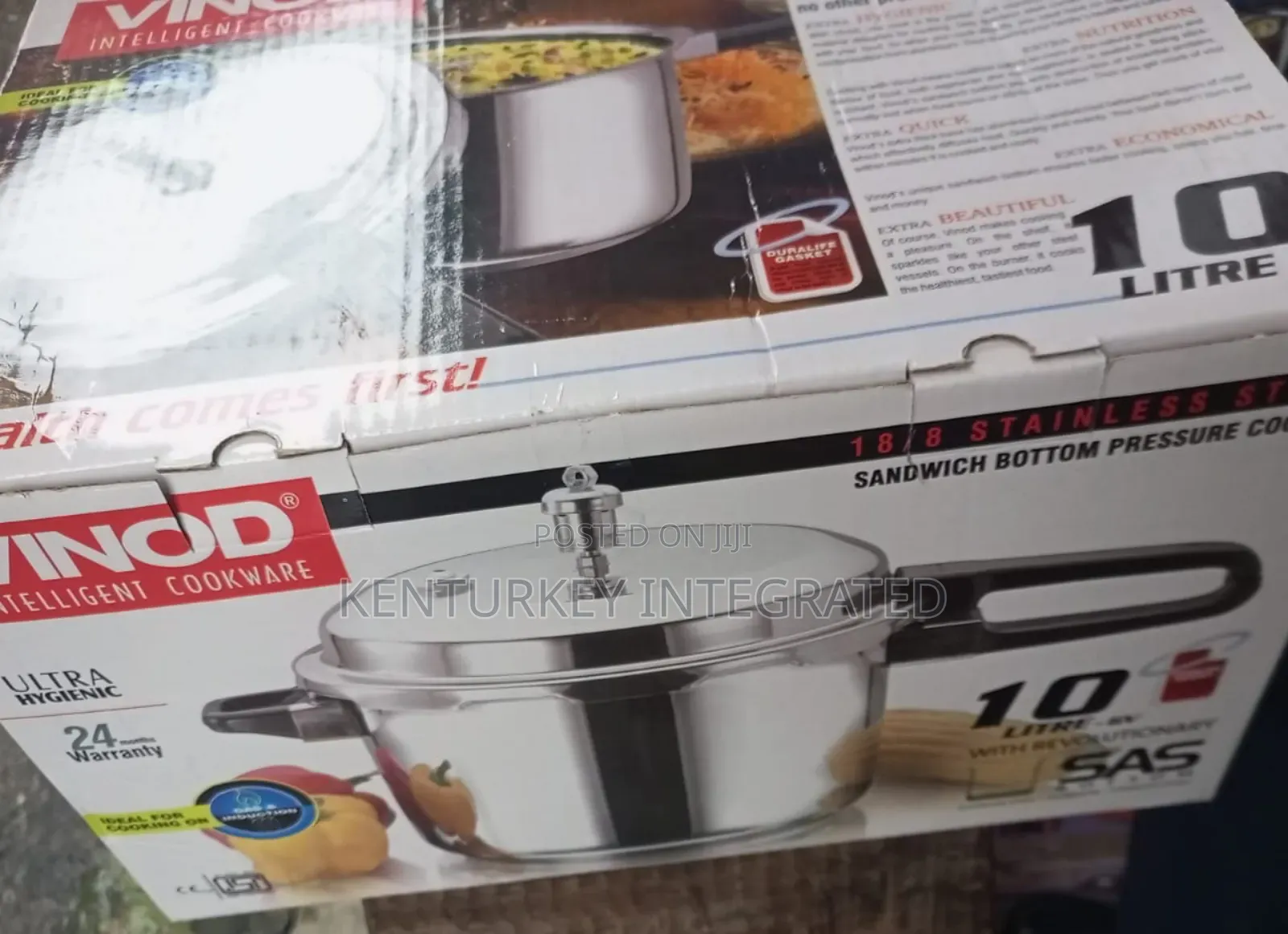 10 Litre Sandwich Bottom Pressure Cooker