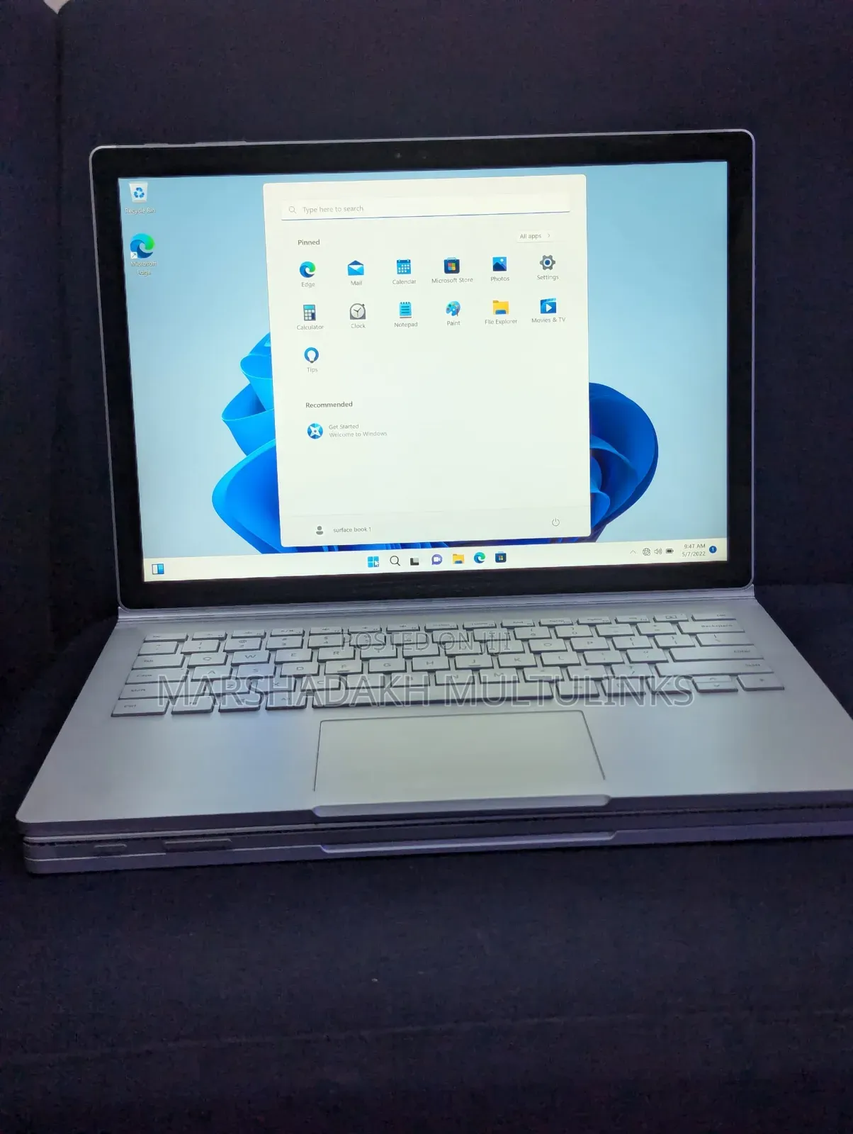 Laptop Microsoft Surface Book 16GB Intel Core I7 SSD 512GB