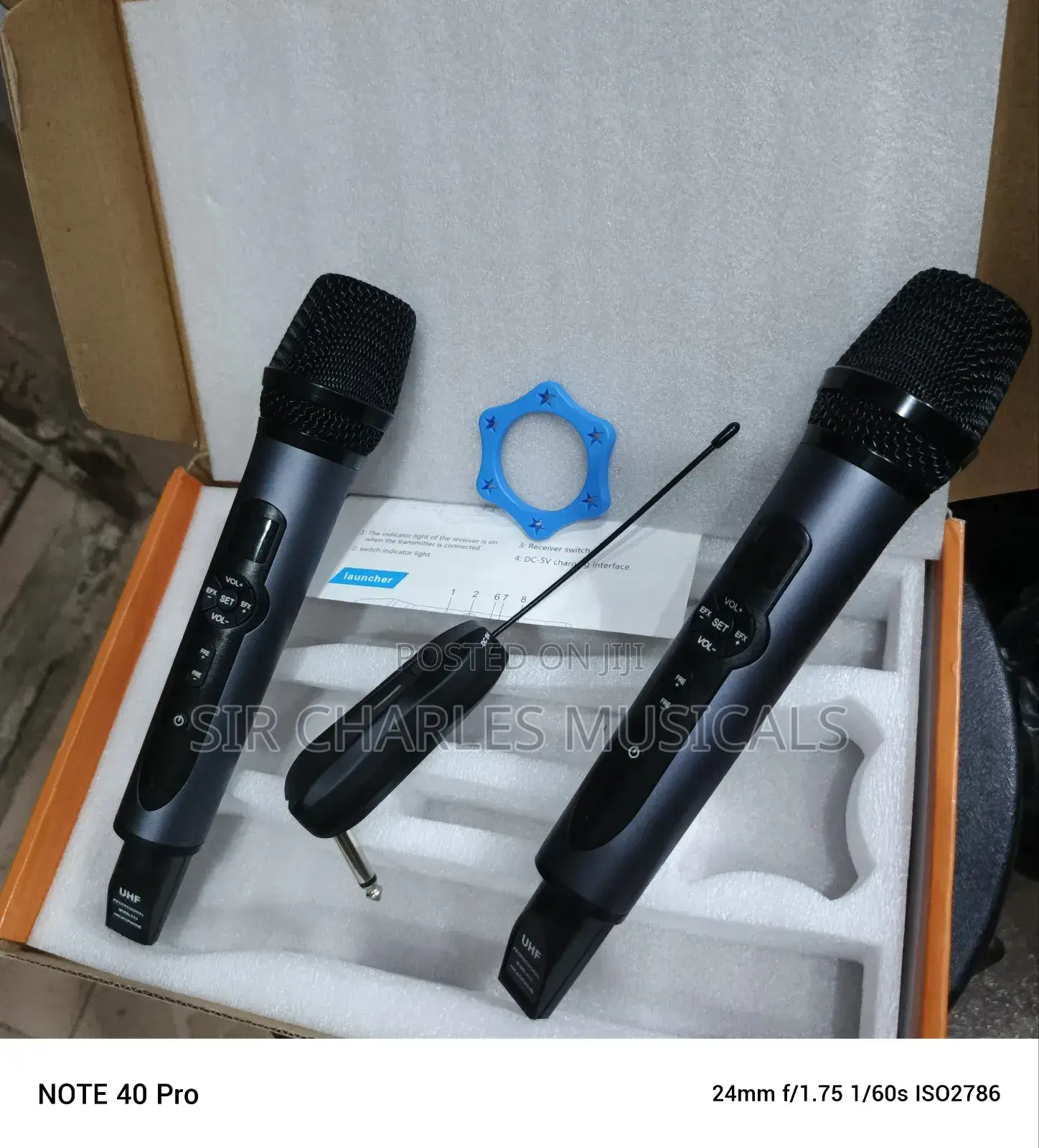 Original U-Phine Professional Wireless Universal Microphone