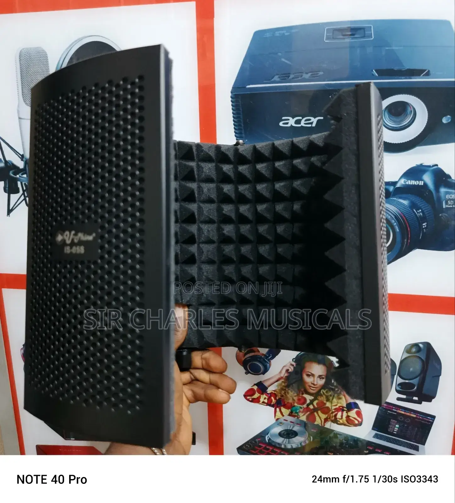 Original Iron U-Phine Microphone Isolation Shield