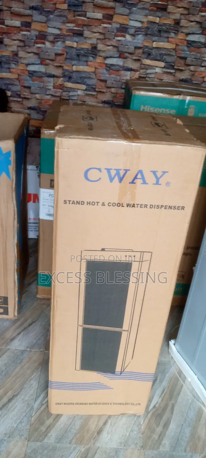 Double Door Hot and Cool Water Cway Dispenser