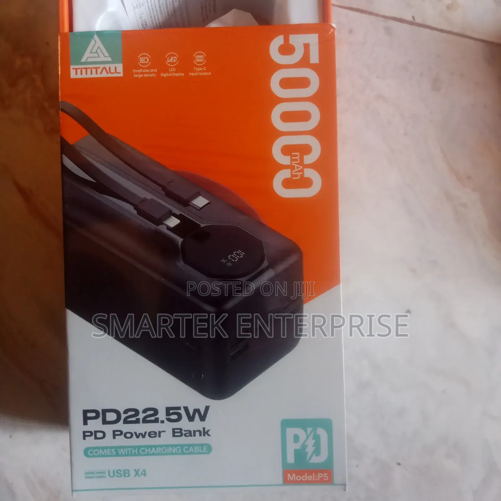 Generic 50000mah 5v Power Bank for iPhone,iPads, Android Etc