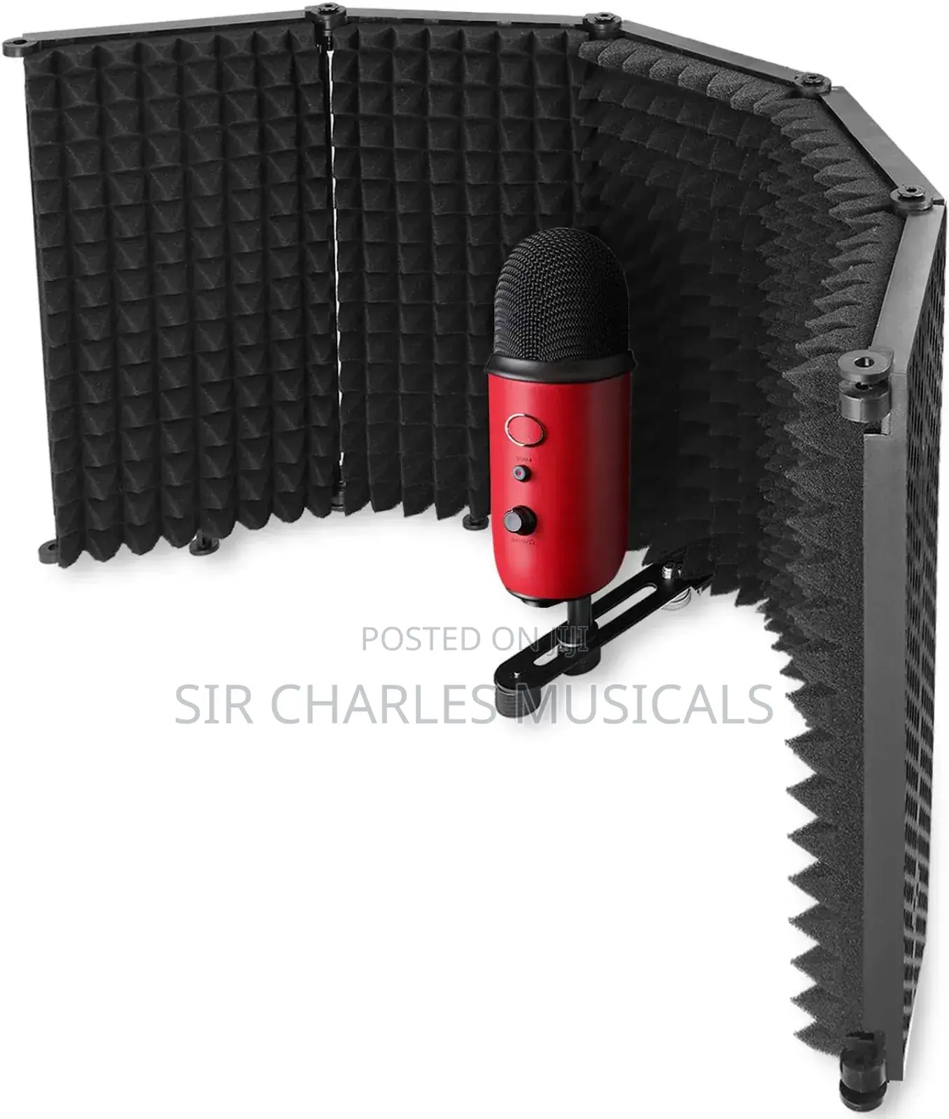 Original U-phine Iron Microphone Isolation Shield Big One