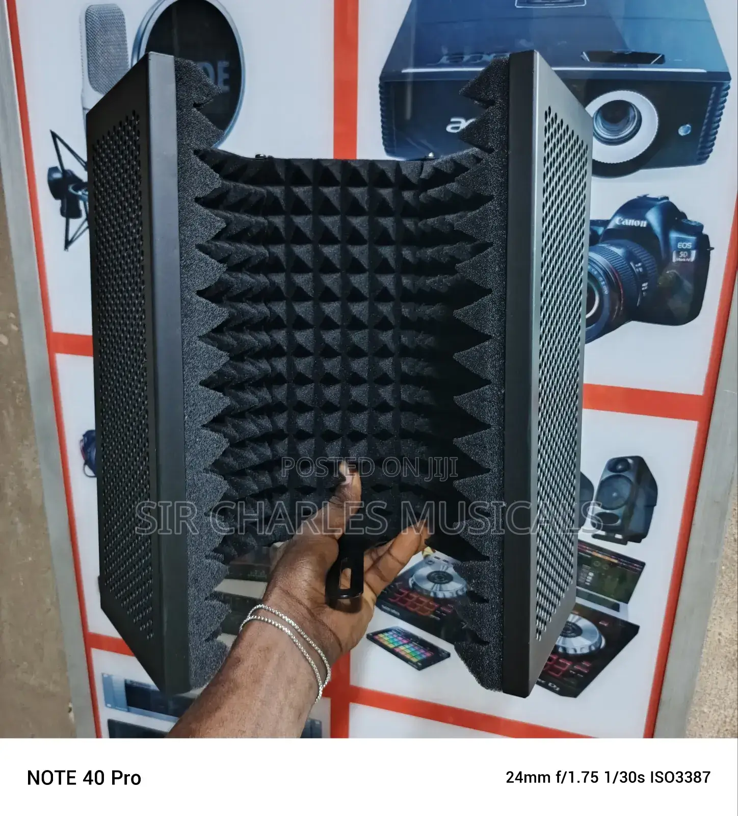Original U-phine Iron Microphone Isolation Shield Big One