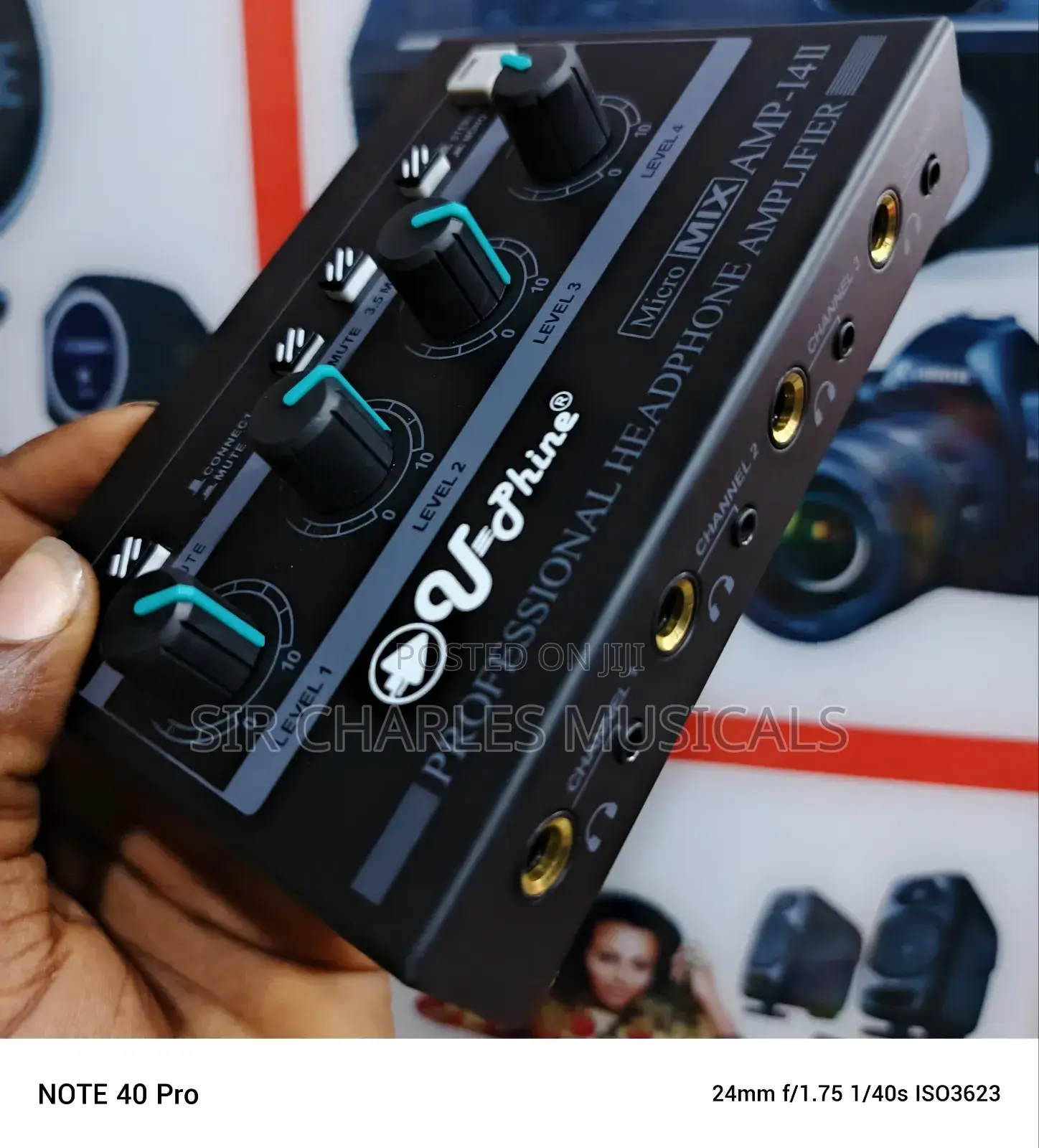 Original U-Phine 4 Chanel Headphone Amplifier