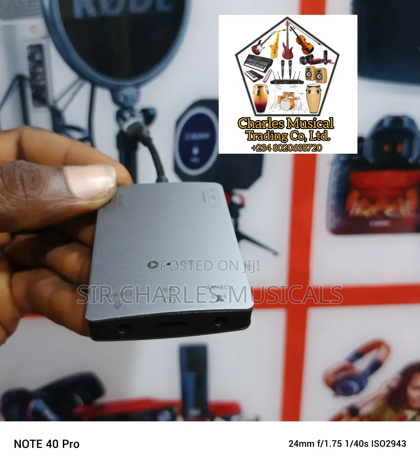 Type C and iPhone Live Adapter for Recording