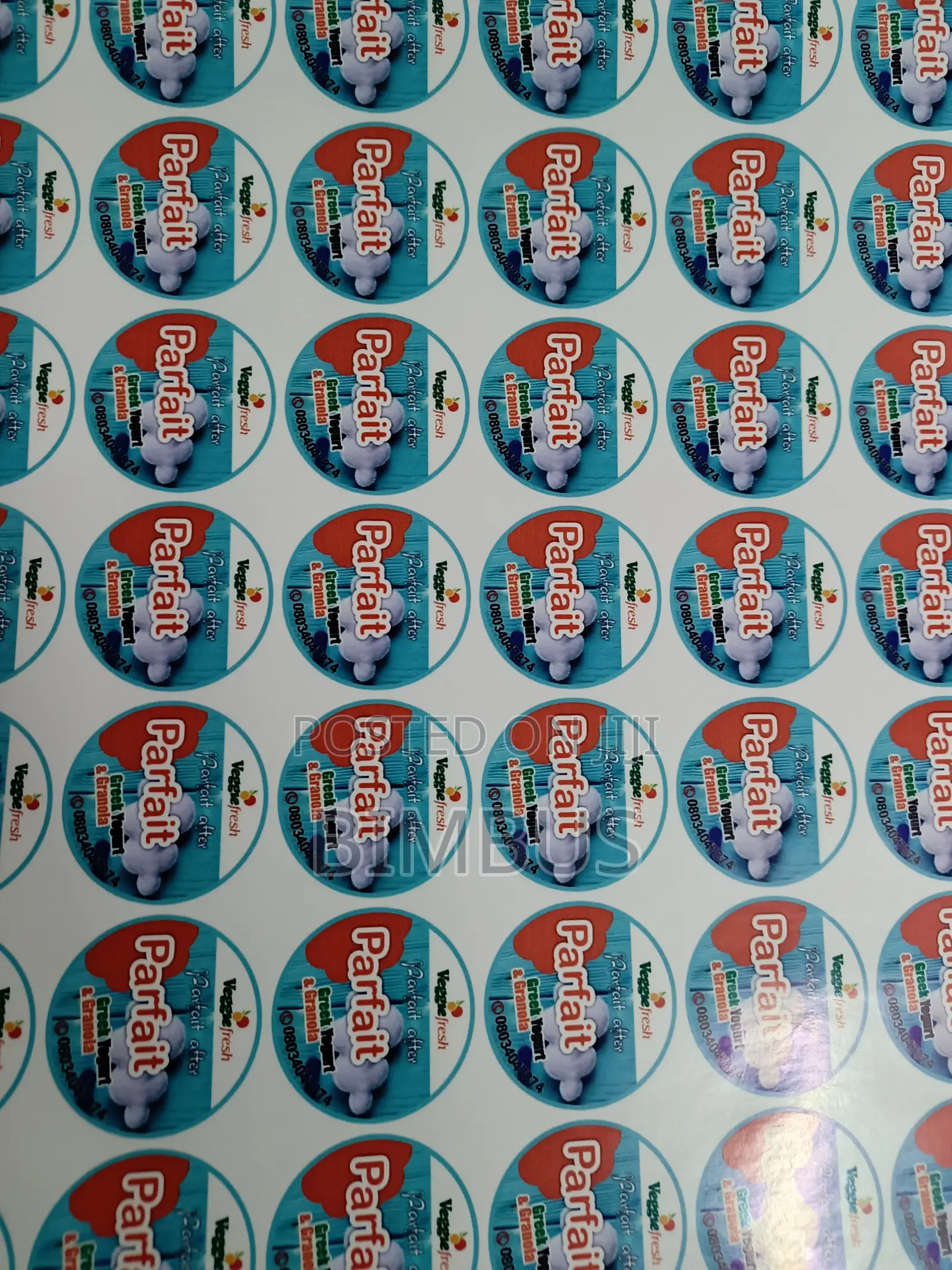 Round Sticker (Print Cut.)