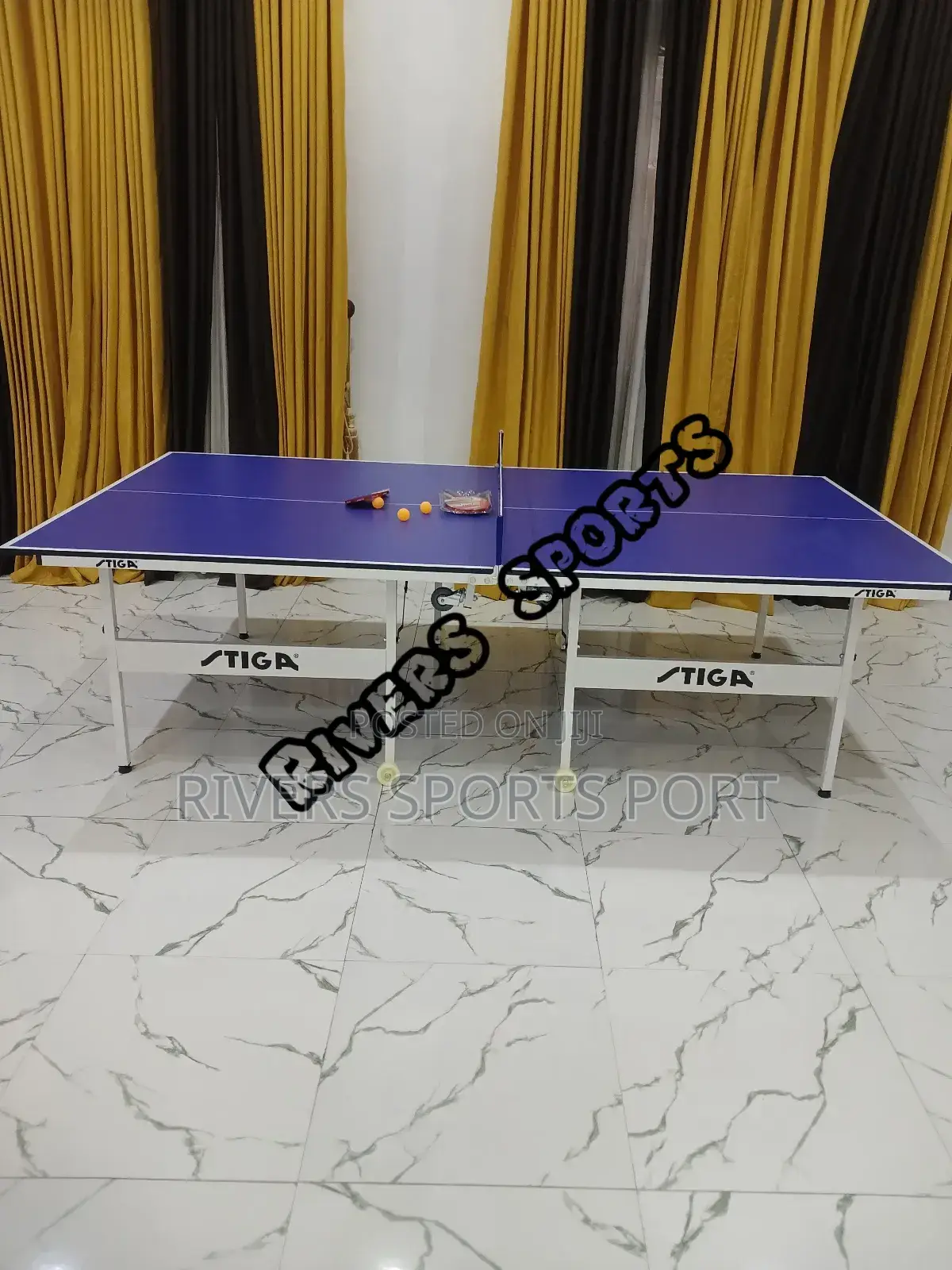 Stiga Indoor Table Tennis Board With Complete Accessories