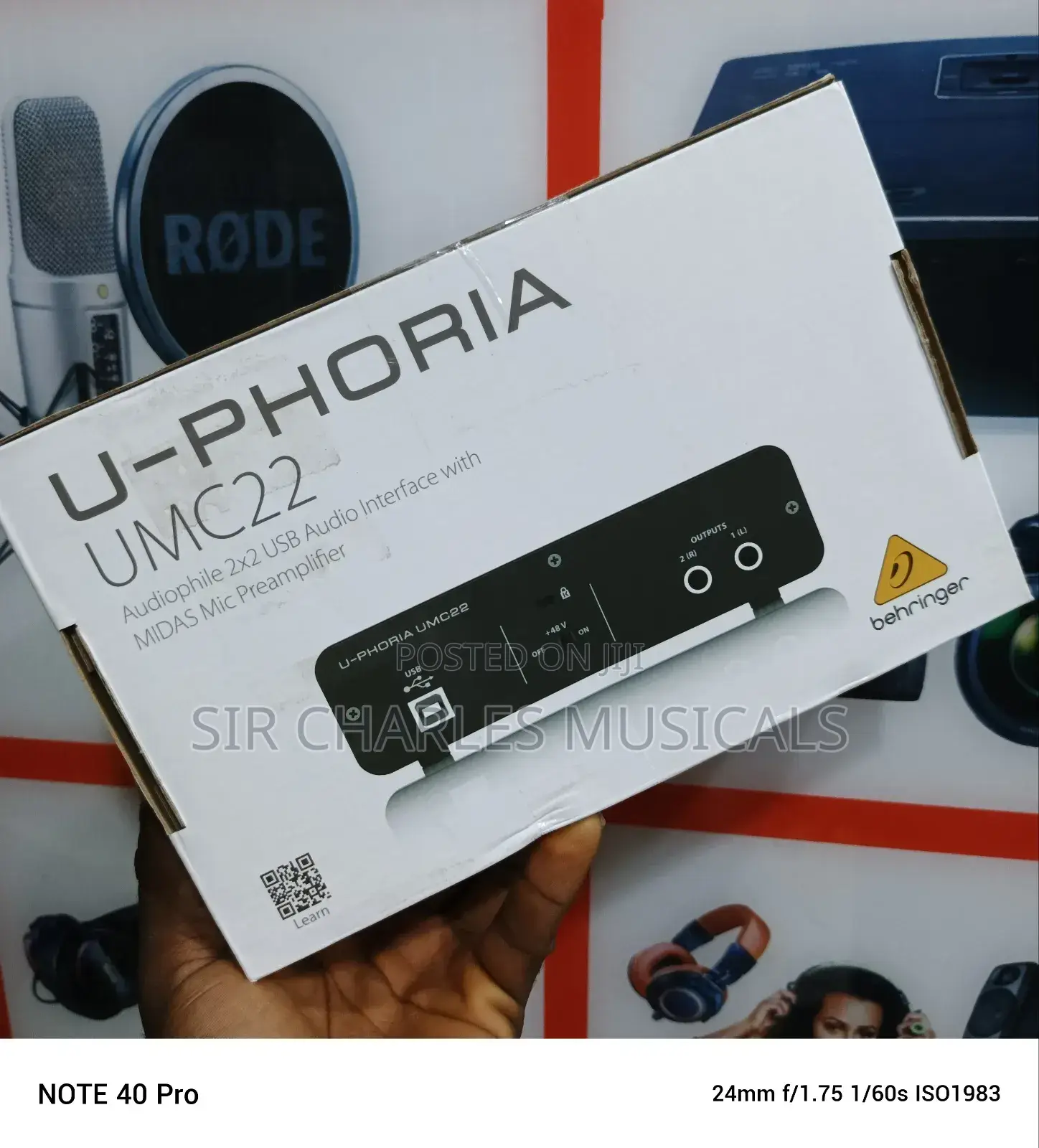 U-Phoria UMC22 Behringa Audio Interface