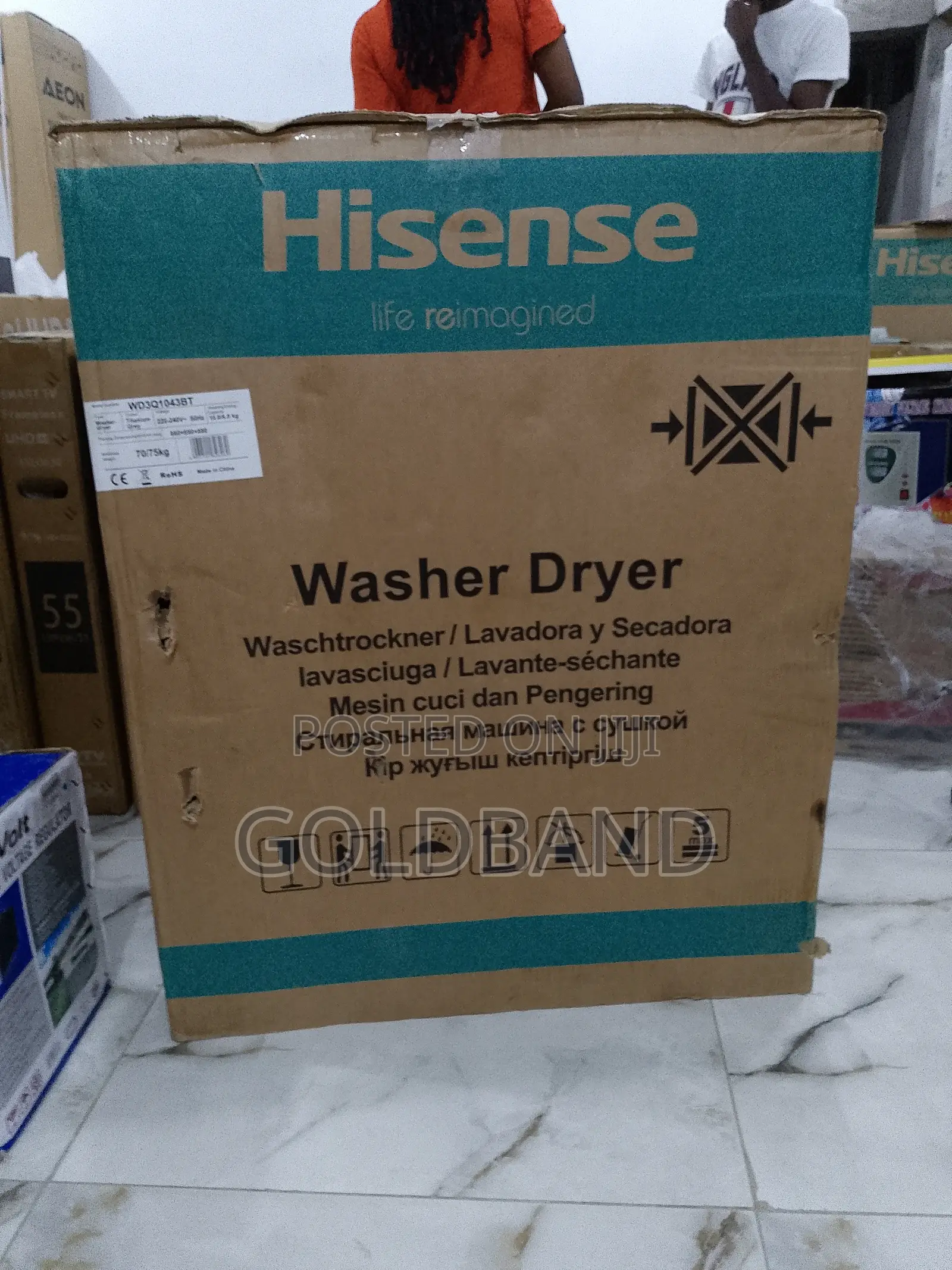 Best Affordable Wd3q1043bt-Wd3q Hisense Wash and Dry Machine
