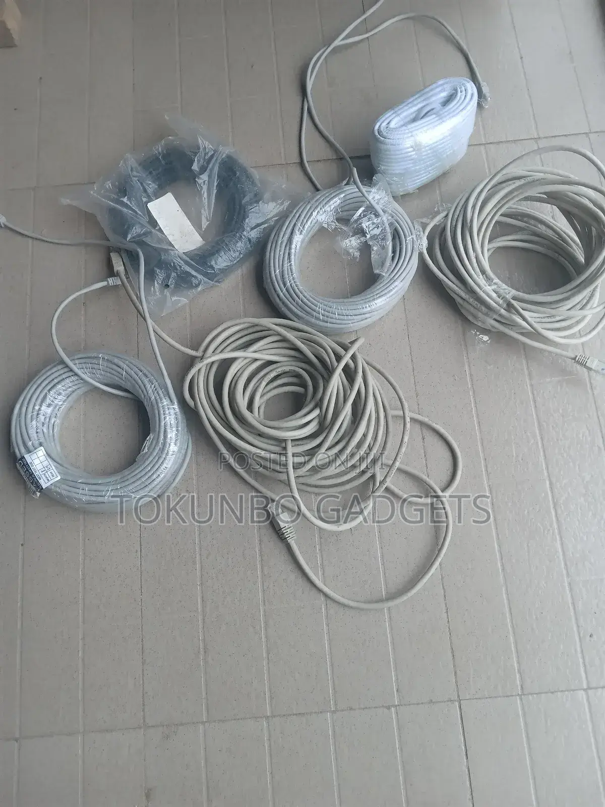 Tokunbo 30M, 20M, 10M and 5M Cat 6 Ethernet Cable