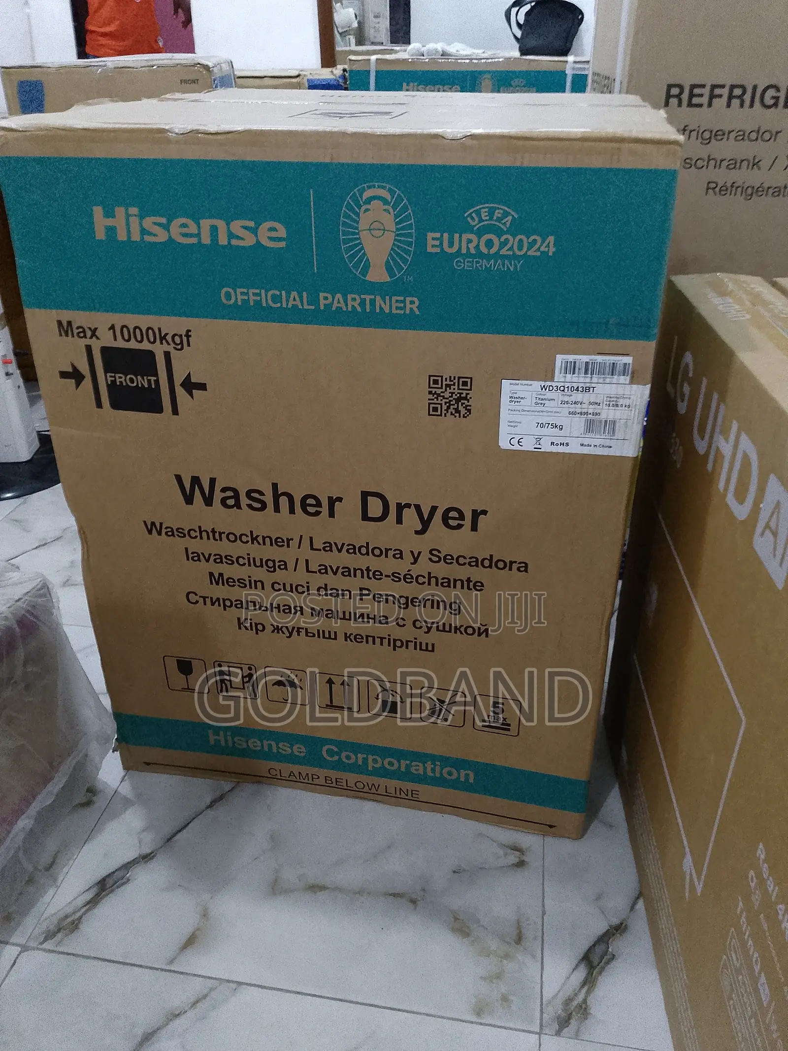 New-in Hisense Wash and Dry Machine "Wd3q1043bt-Wd3q"
