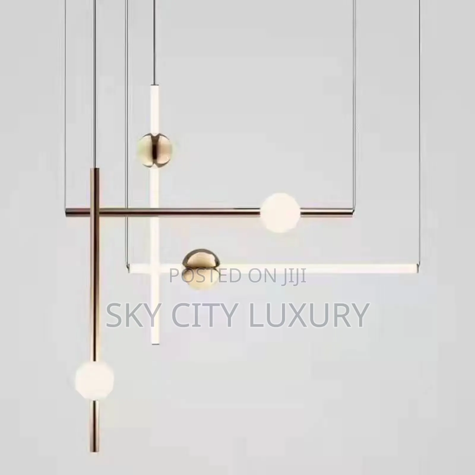 Led Postmodern Iron Glass Pendant Light