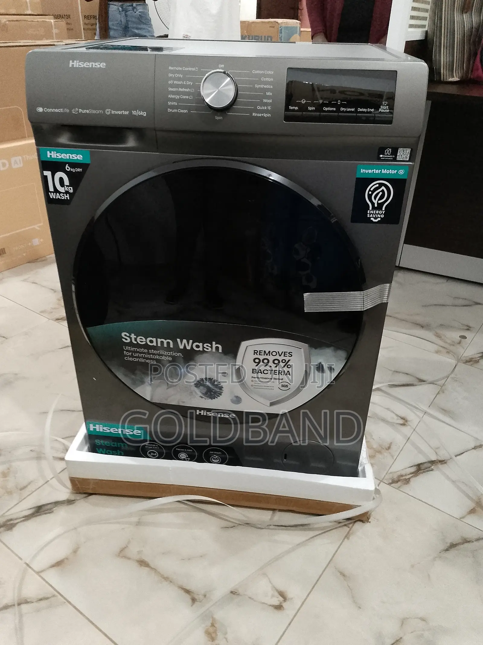 Functional Hisense Wash and Dry Machine "Wd3q1043bt-Wd3q"