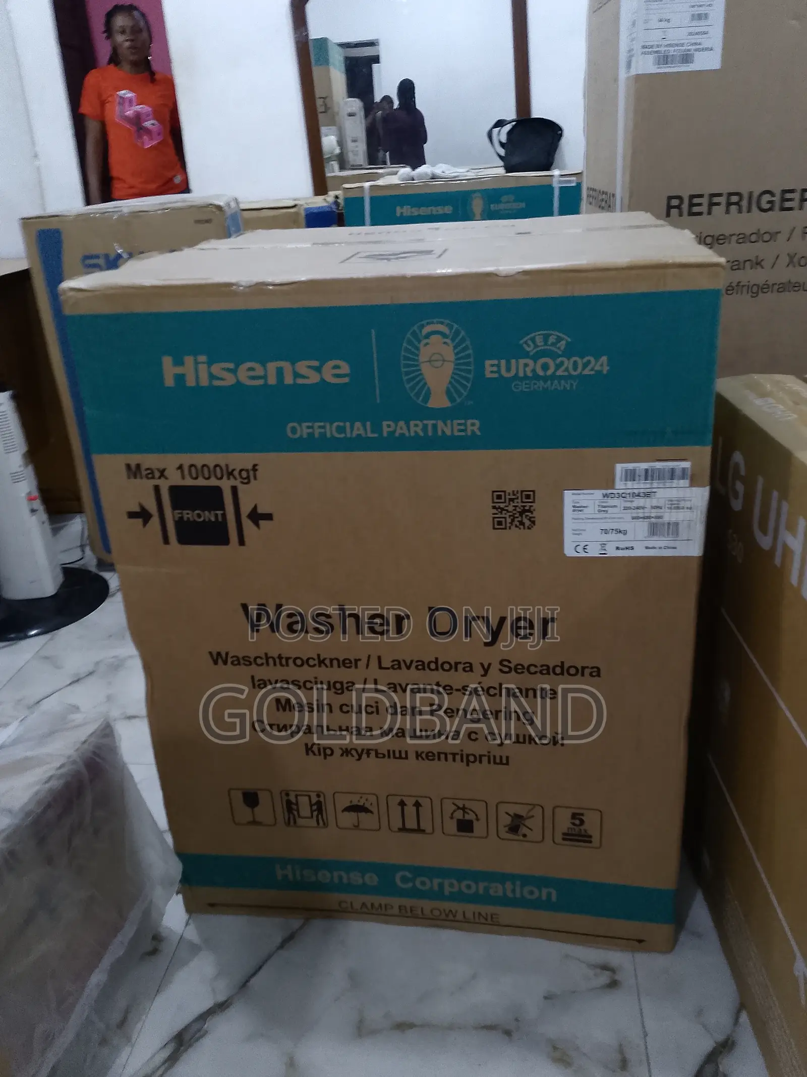 Functional Hisense Wash and Dry Machine "Wd3q1043bt-Wd3q"