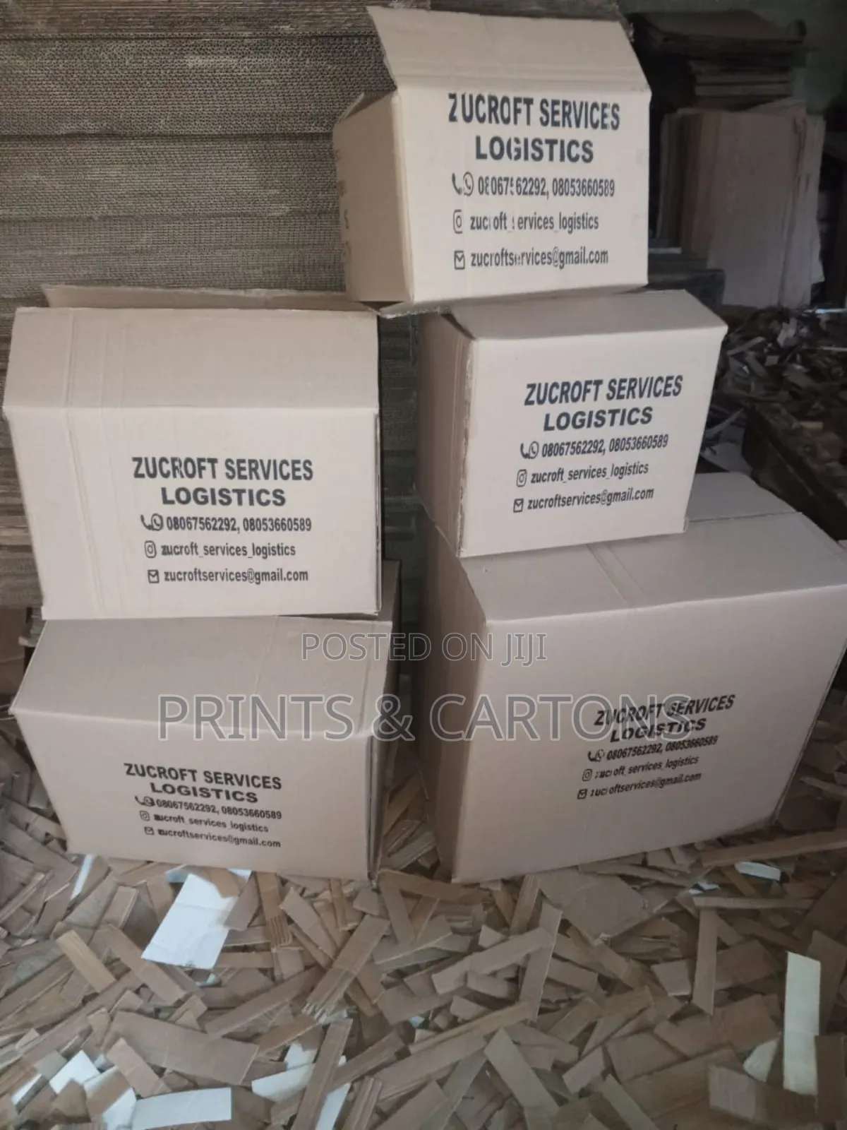 Carton With One Color Branding