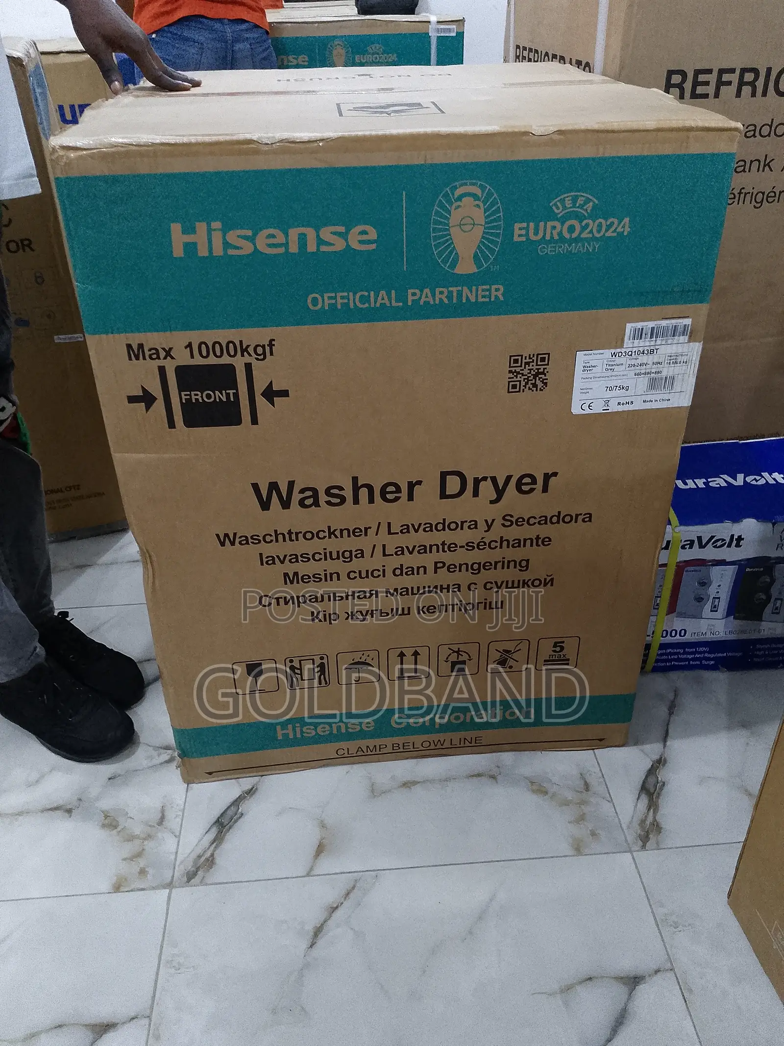 Very Unique Hisense Wash and Dry Machine "Wd3q1043bt-Wd3q"