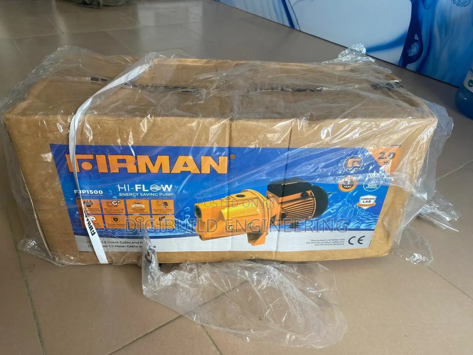 2hp Sumec Firman Surface Water Pumping Machine High Pressure