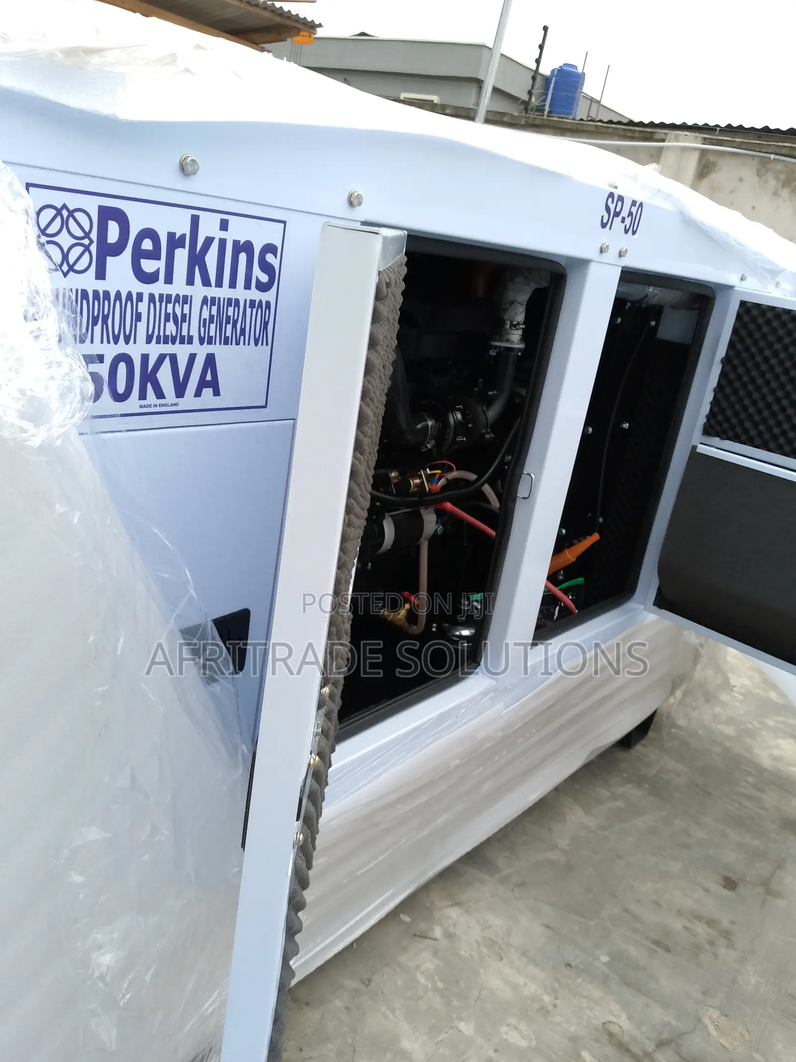 New Perkins 50kva Soundproof Diesel Generator Set