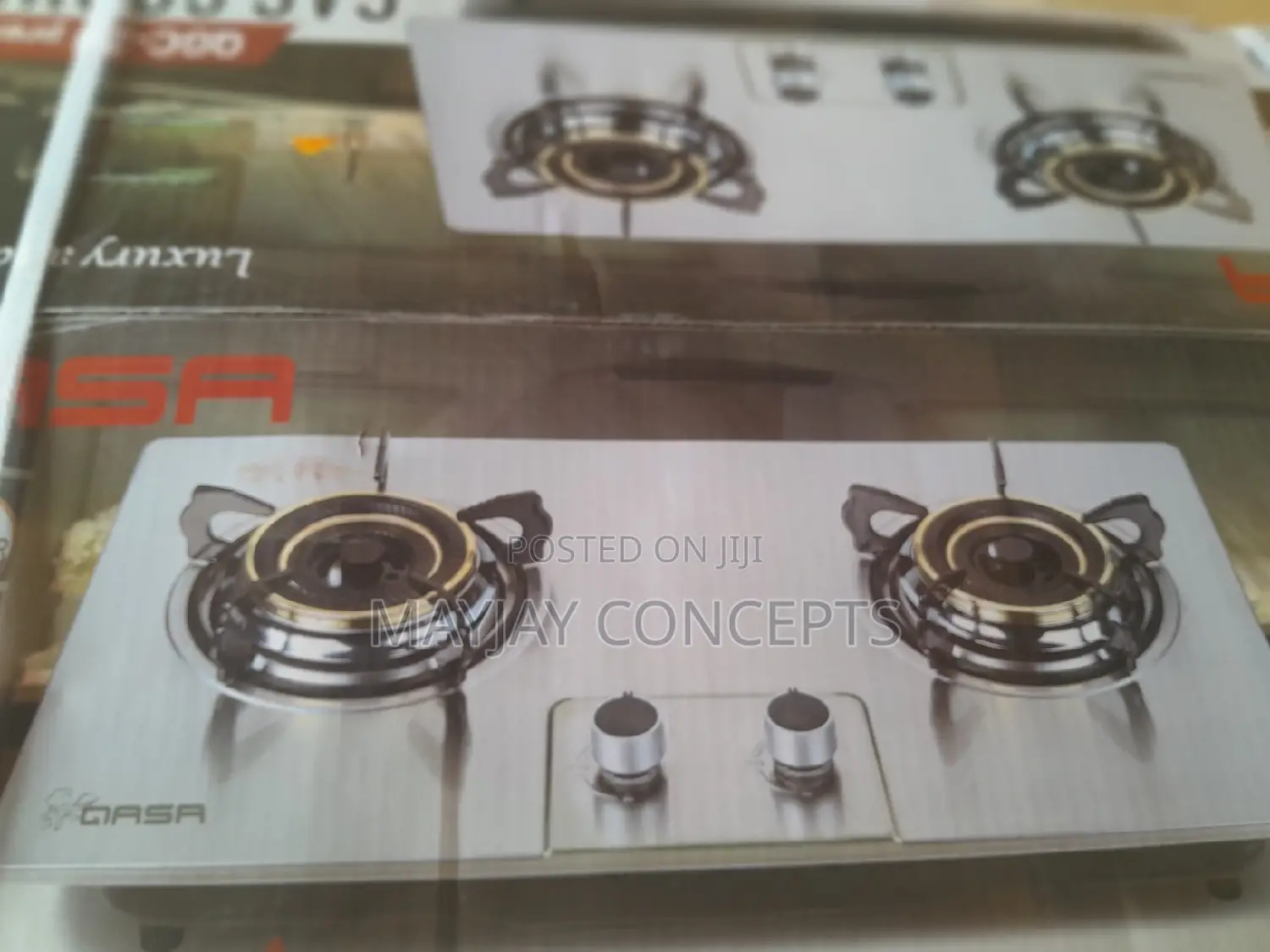 Qasa Built-in Flat Cabinet/Table Rustless Gas Cooker-4000w