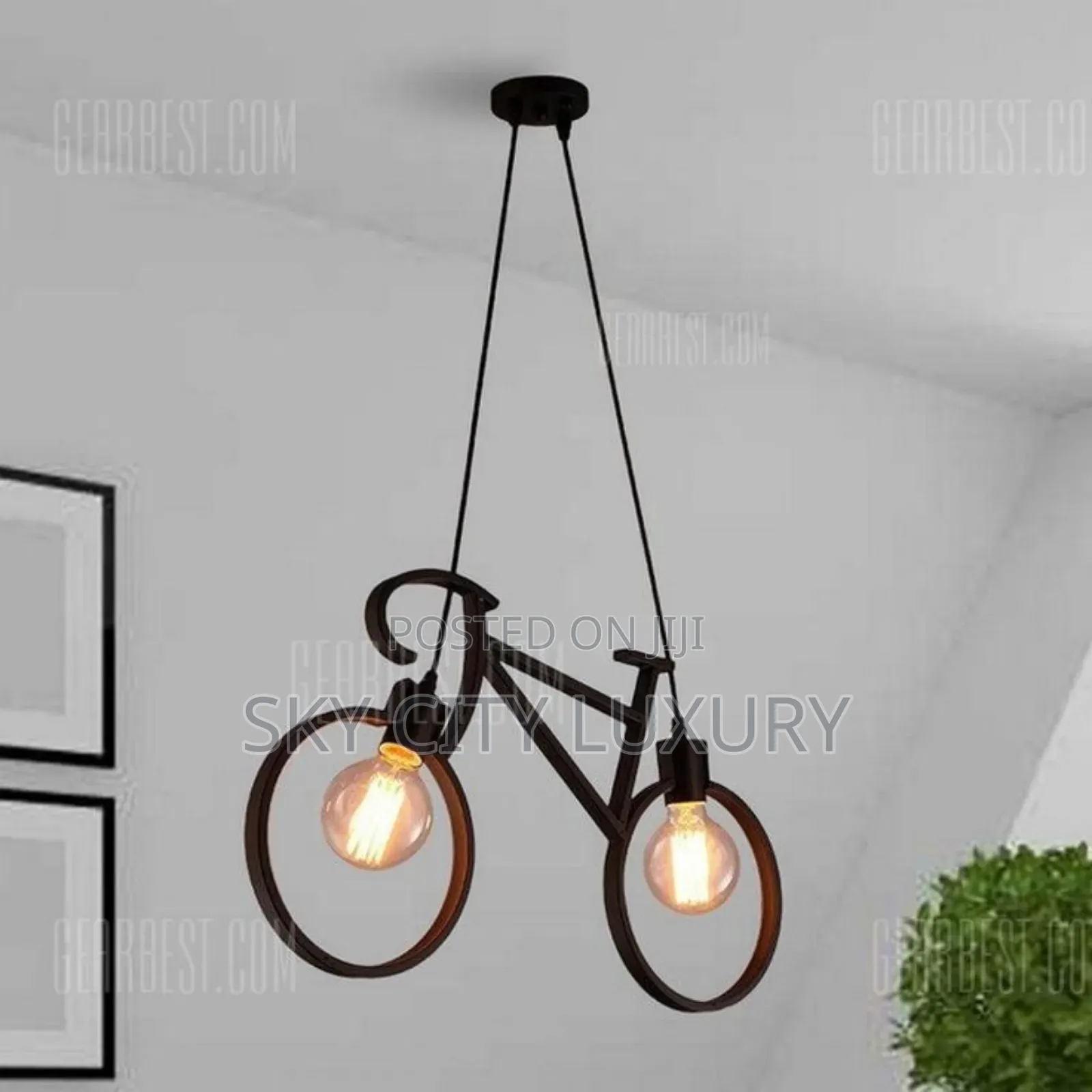 Modern Style Bicycle Chandelier Light