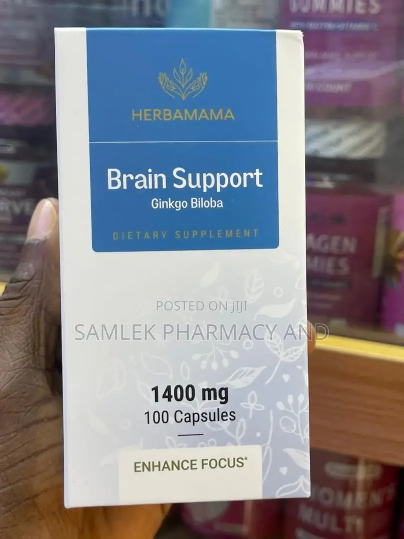 HHERBAMAMA Brain Health Supplements-1400mg,100 Caps