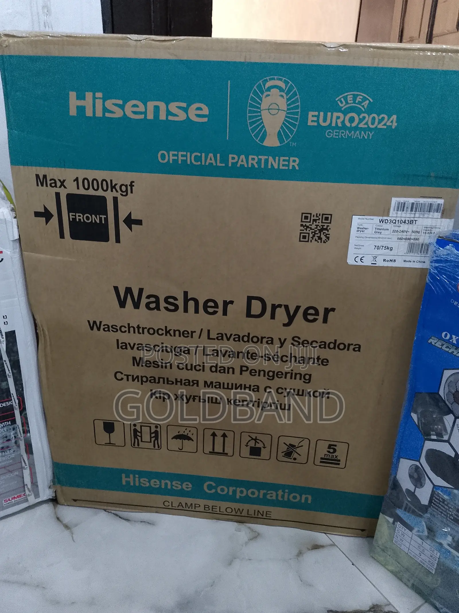 Powerful Hisense Wash and Dry Machine "Wd3q1043bt-Wd3q"