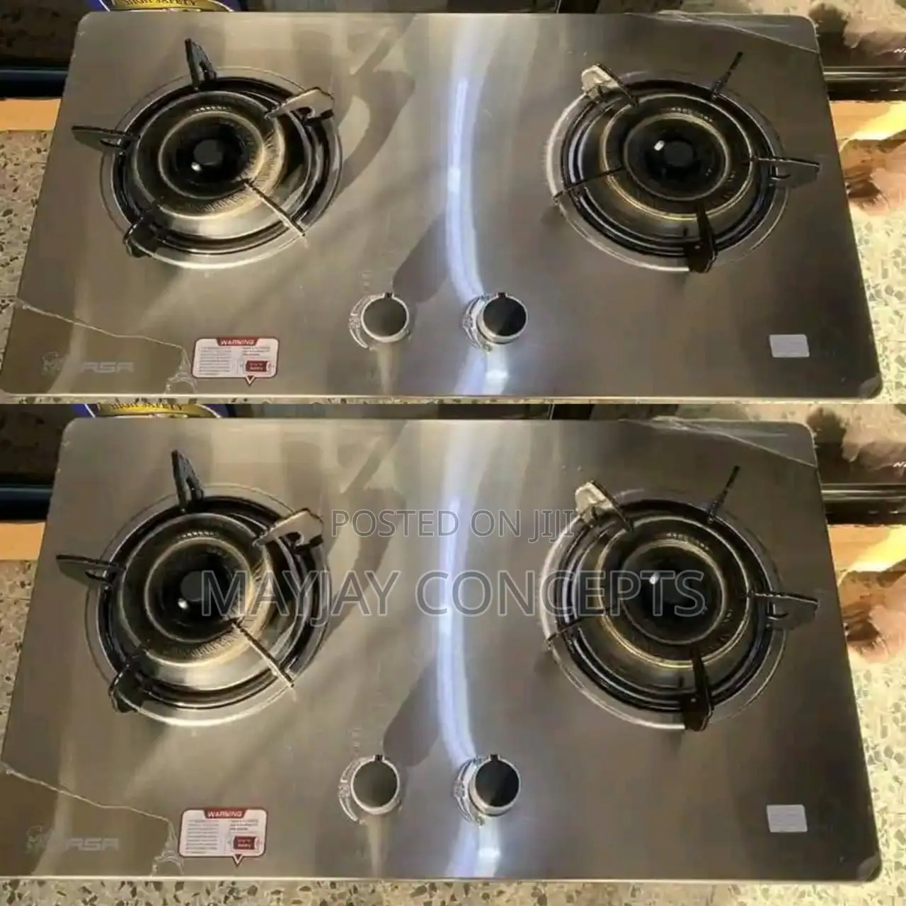 Qasa Built-in Flat Cabinet/Table Rustless Gas Cooker-4000w