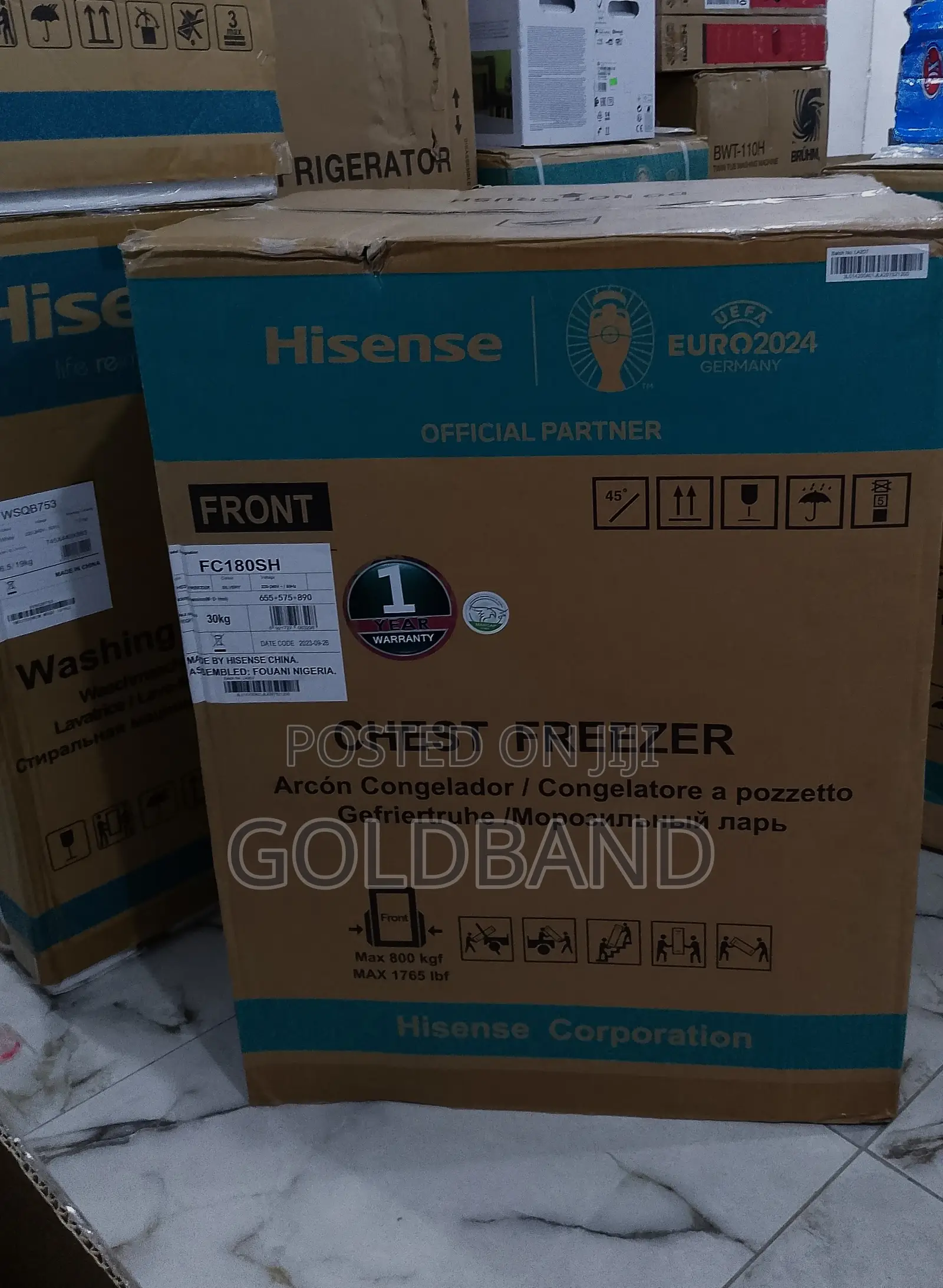 Neatly Produced 142L Hisense Chest Freezer "Fc180sh"