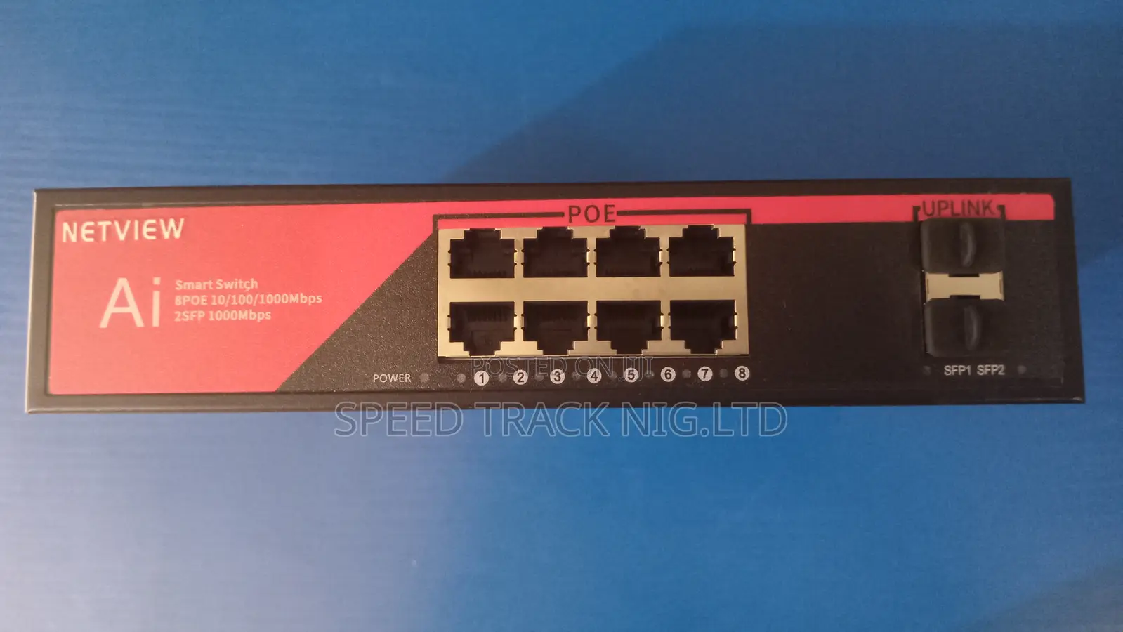 Netview 8 Port Gigabit Poe Switch