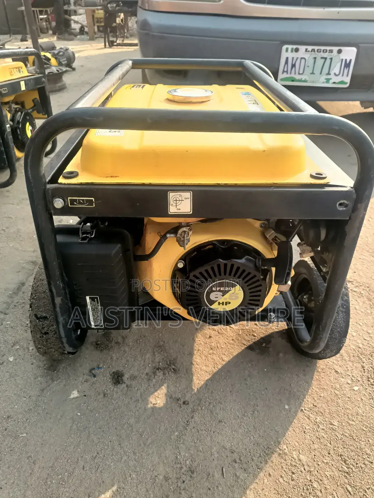 Used Sumec Firman SPG 3000E2 Key Starter  Copper Coil