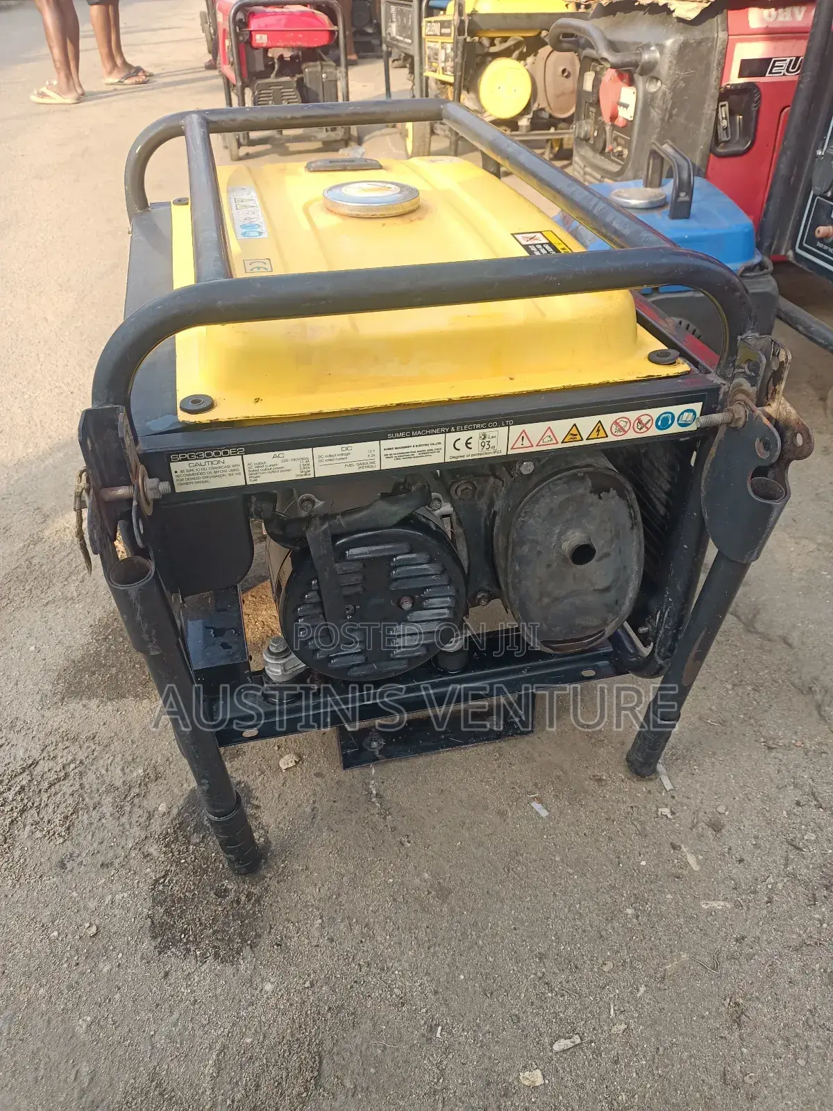 Used Sumec Firman SPG 3000E2 Key Starter  Copper Coil