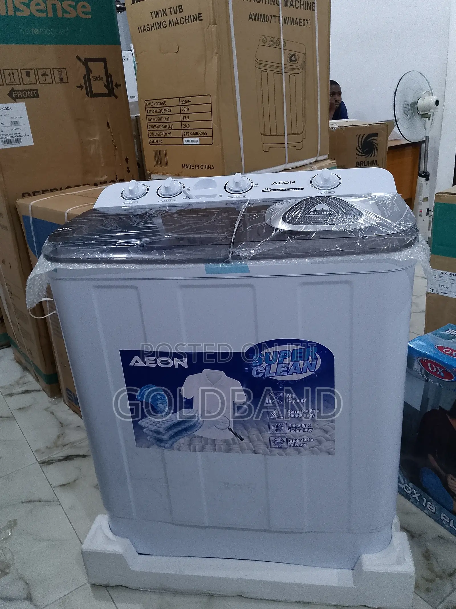 Modern Aeon Awm10tt(Wmae10) Twin Tub Washing Machine