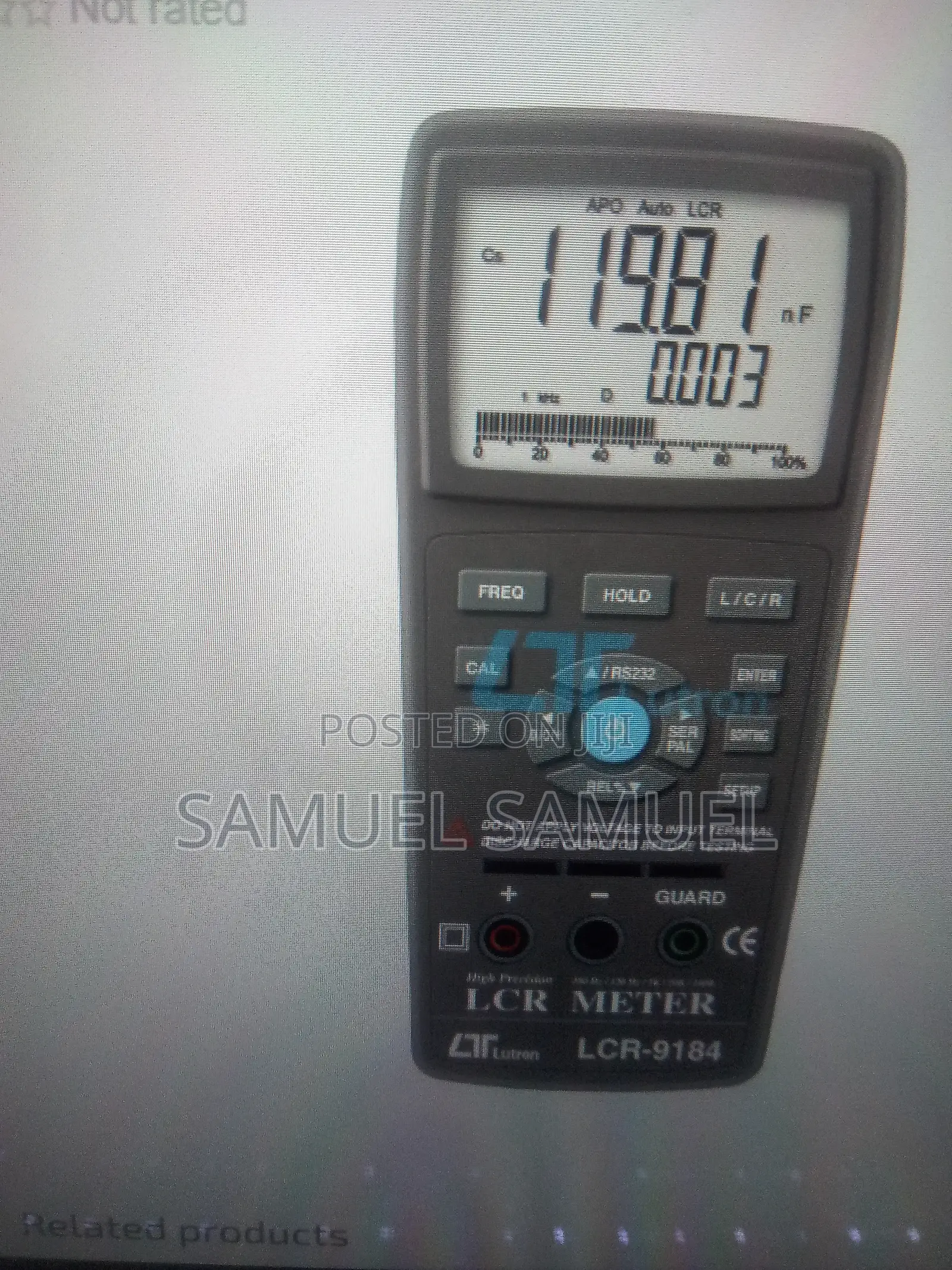 LCR Meter Lutron LCR-9184