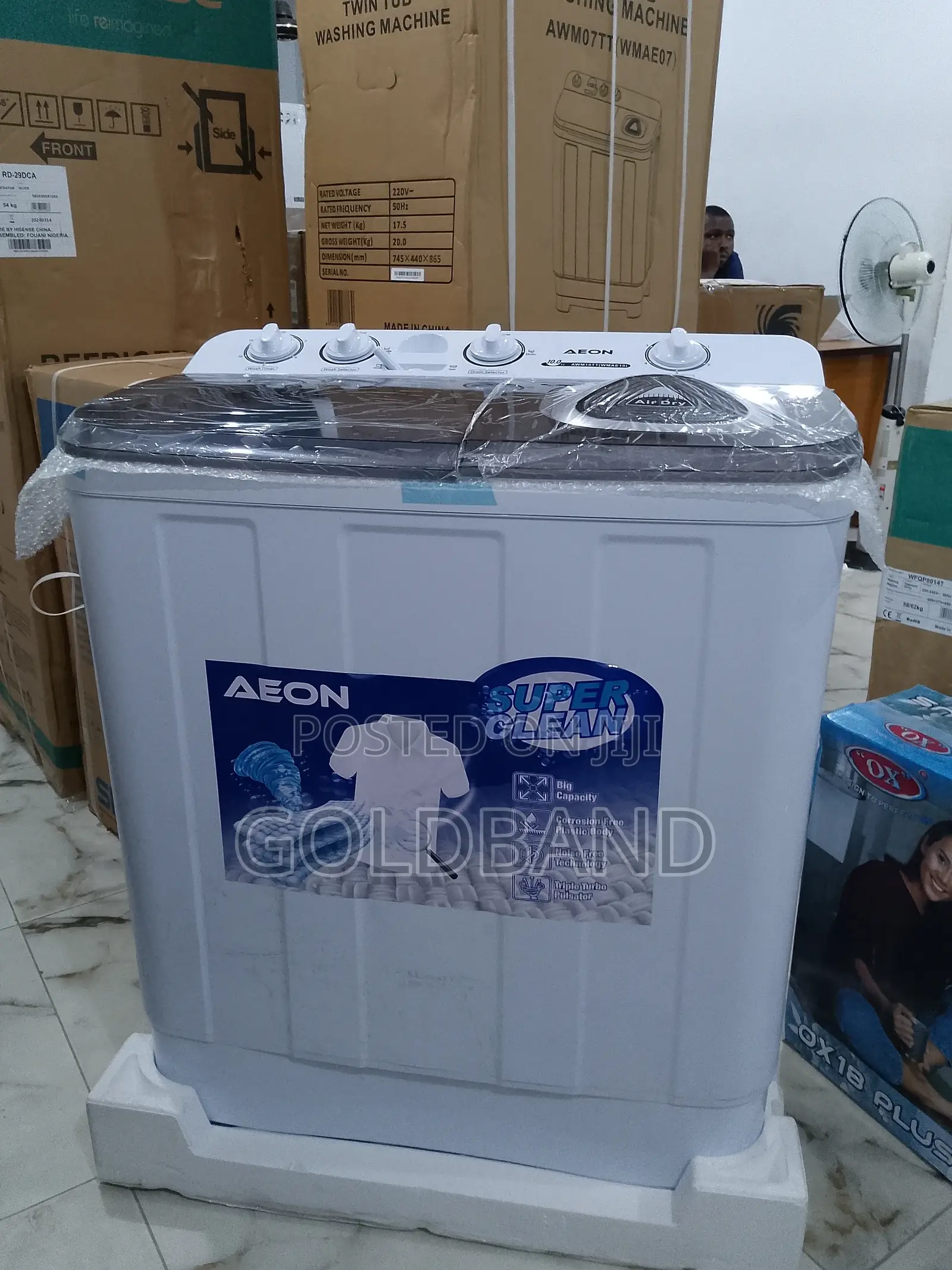 Very Strong Aeon Awm10tt(Wmae10) Twin Tub Washing Machine