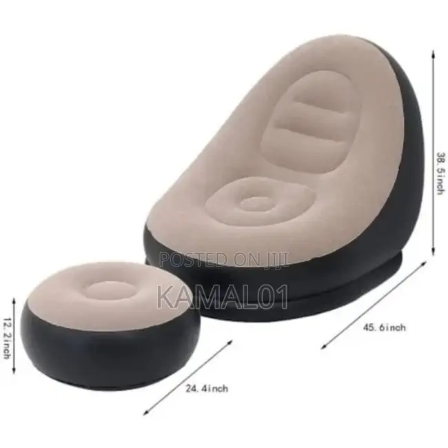 Inflatable Chair With Foot Rest