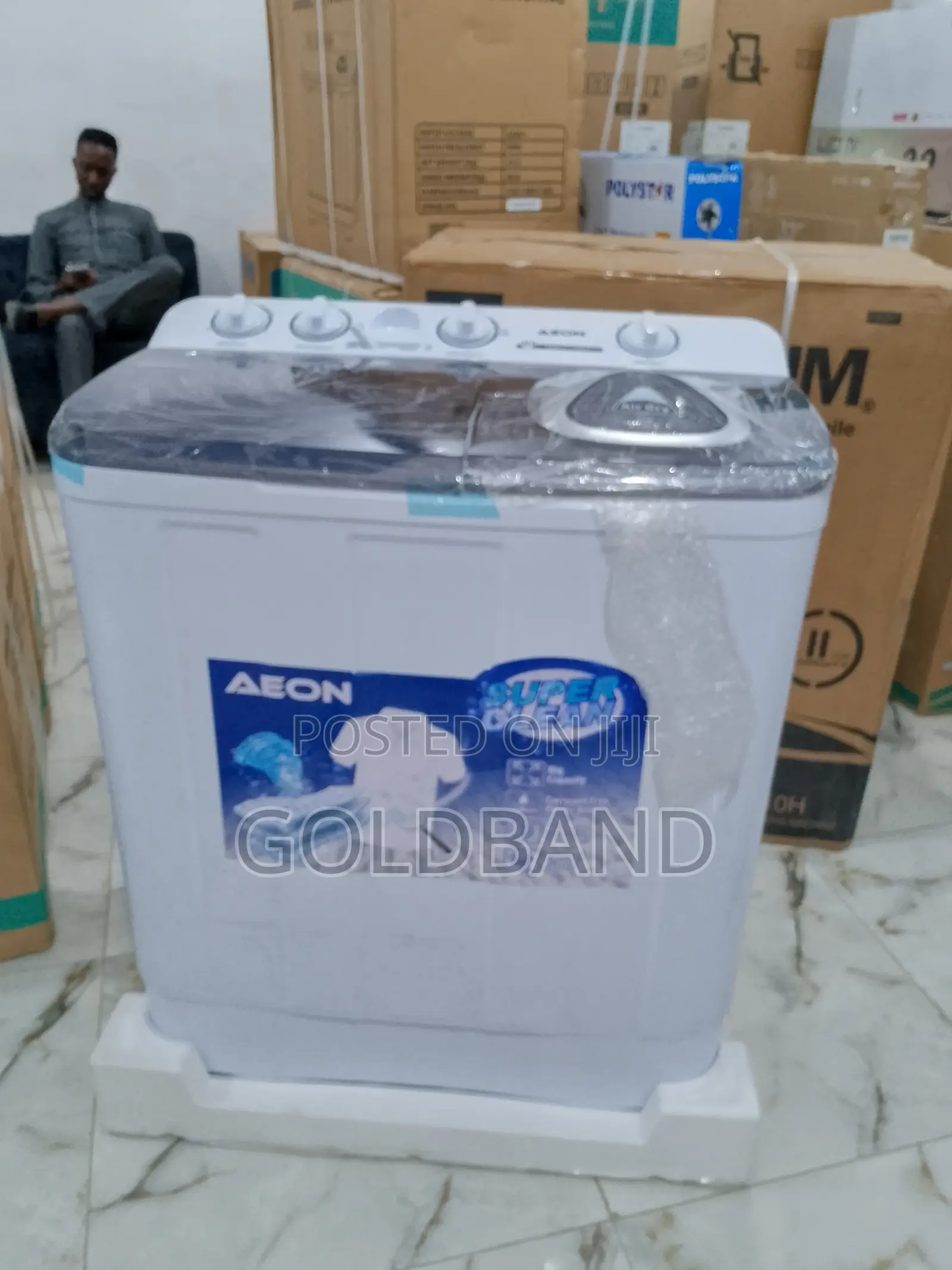 High Standard Aeon Awm10tt(Wmae10) Twin Tub Washing Machine