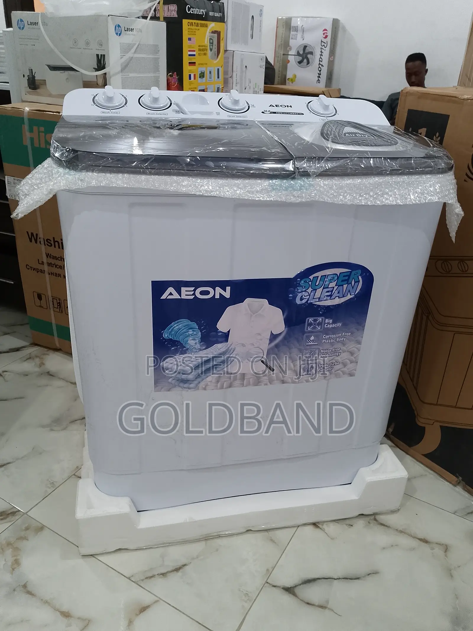 Durable Aeon Awm10tt(Wmae10) Twin Tub Washing Machine
