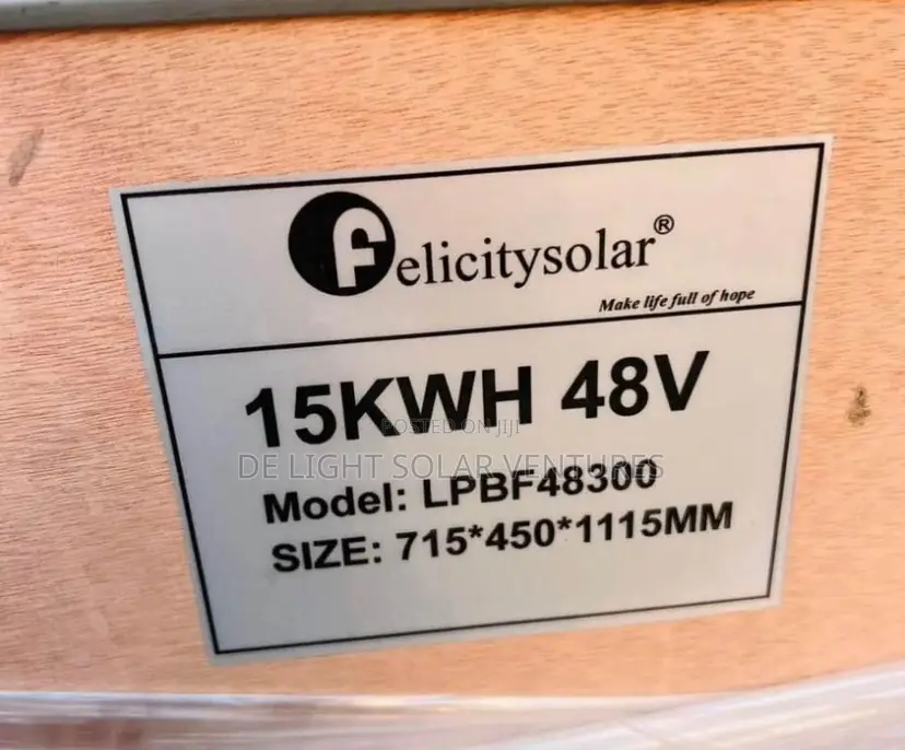 15kwh 48v Felicity Lithium Ion Batteries