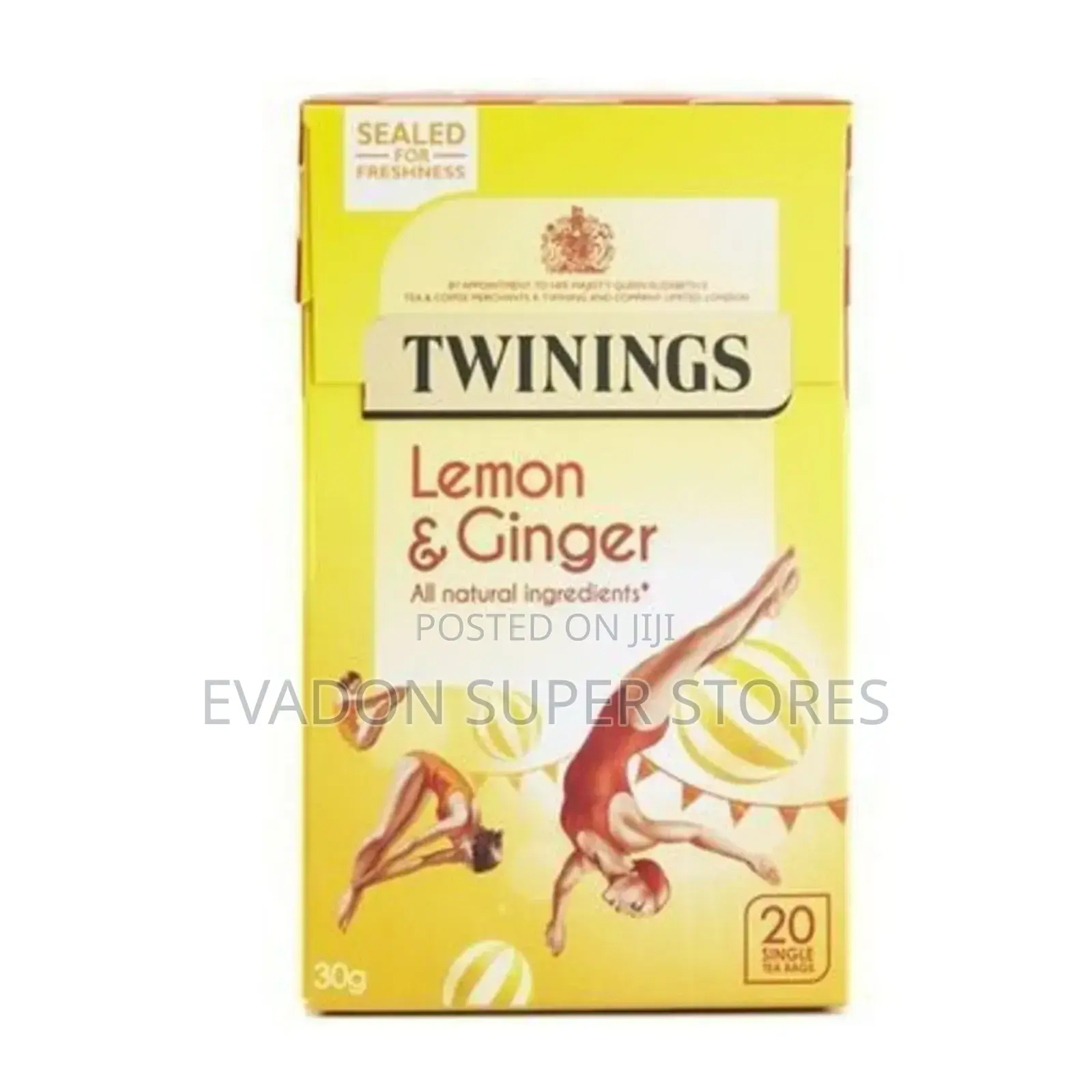 Twinings Lemon and Ginger Tea. A Pack of 4