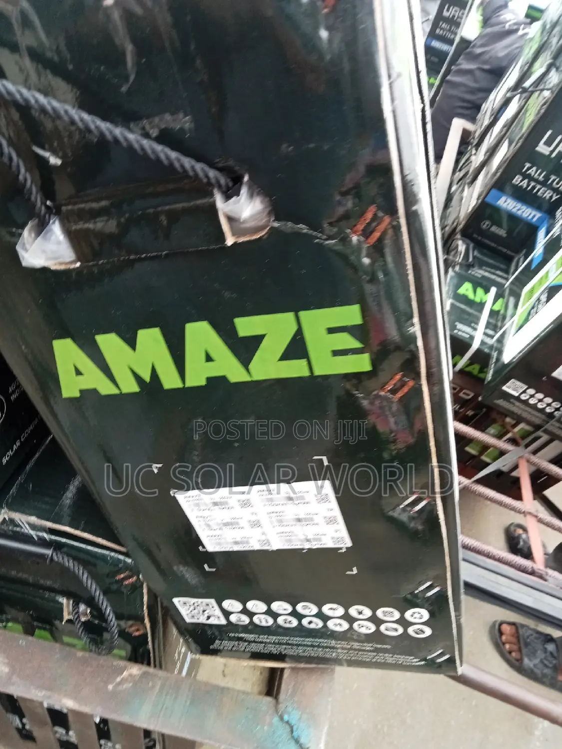 Amaze 220ah Tall Tubular Battery