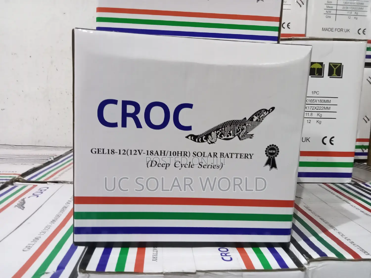 CROC 18ah Gel Battery