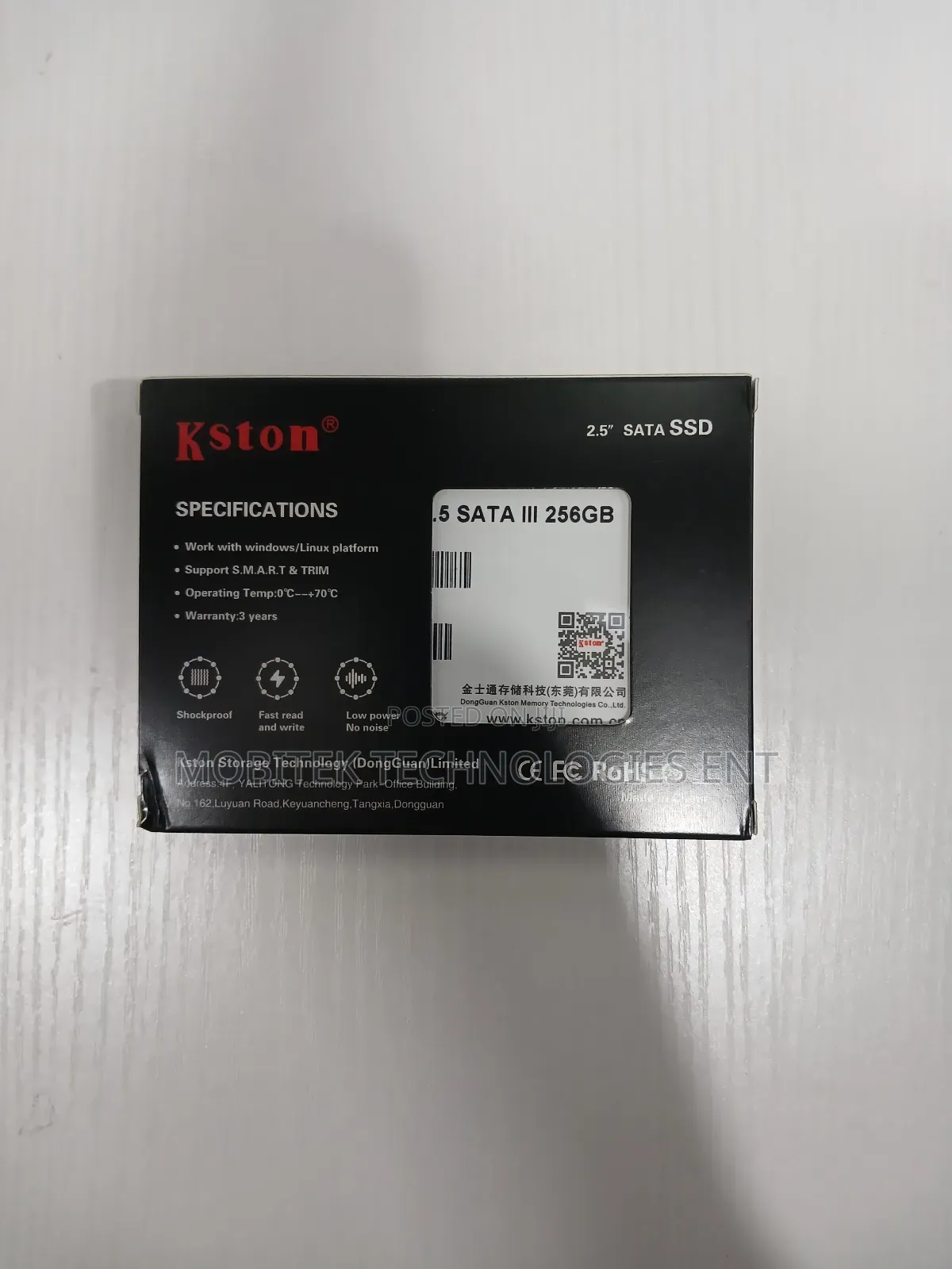 256gb Ssd Sata3 2.5 Solid State Laptop Drive