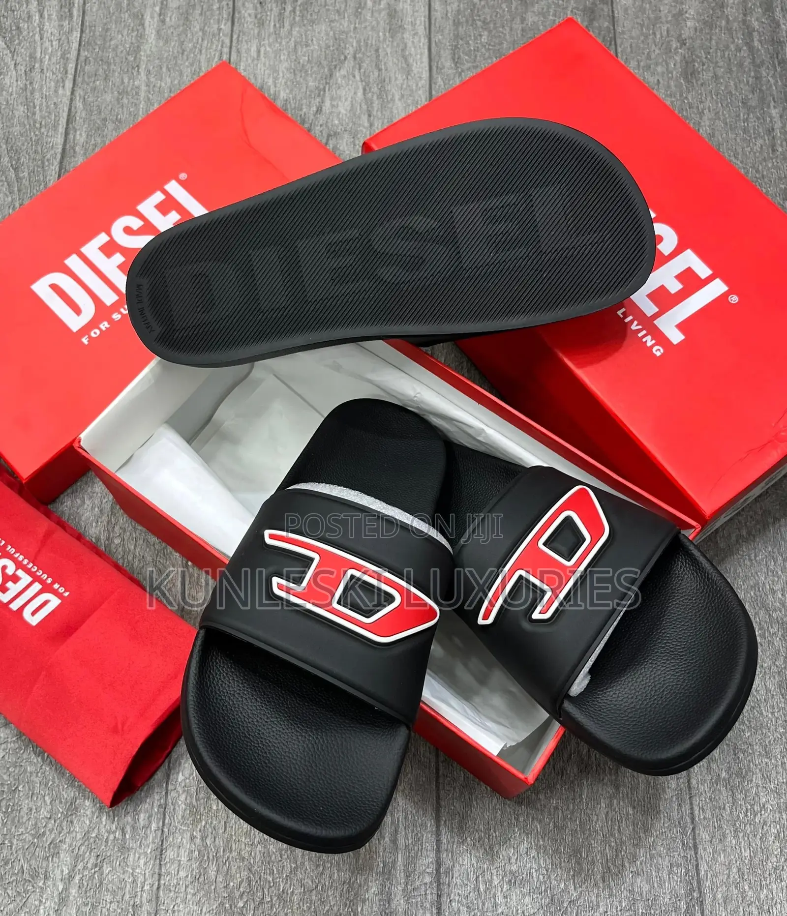 Original Diesel High Quality Slides in Two Colors